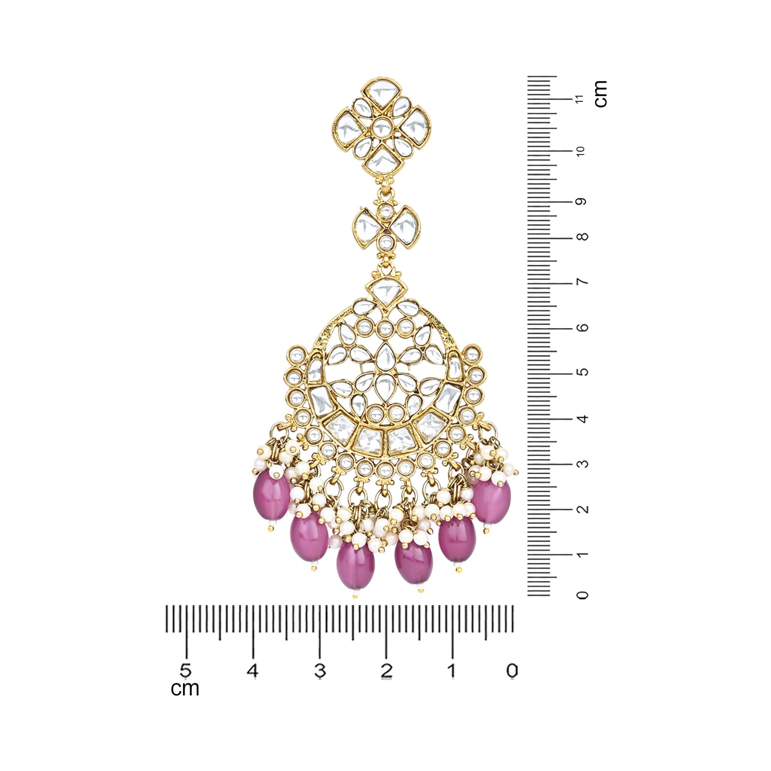 Laila Wine Earrings