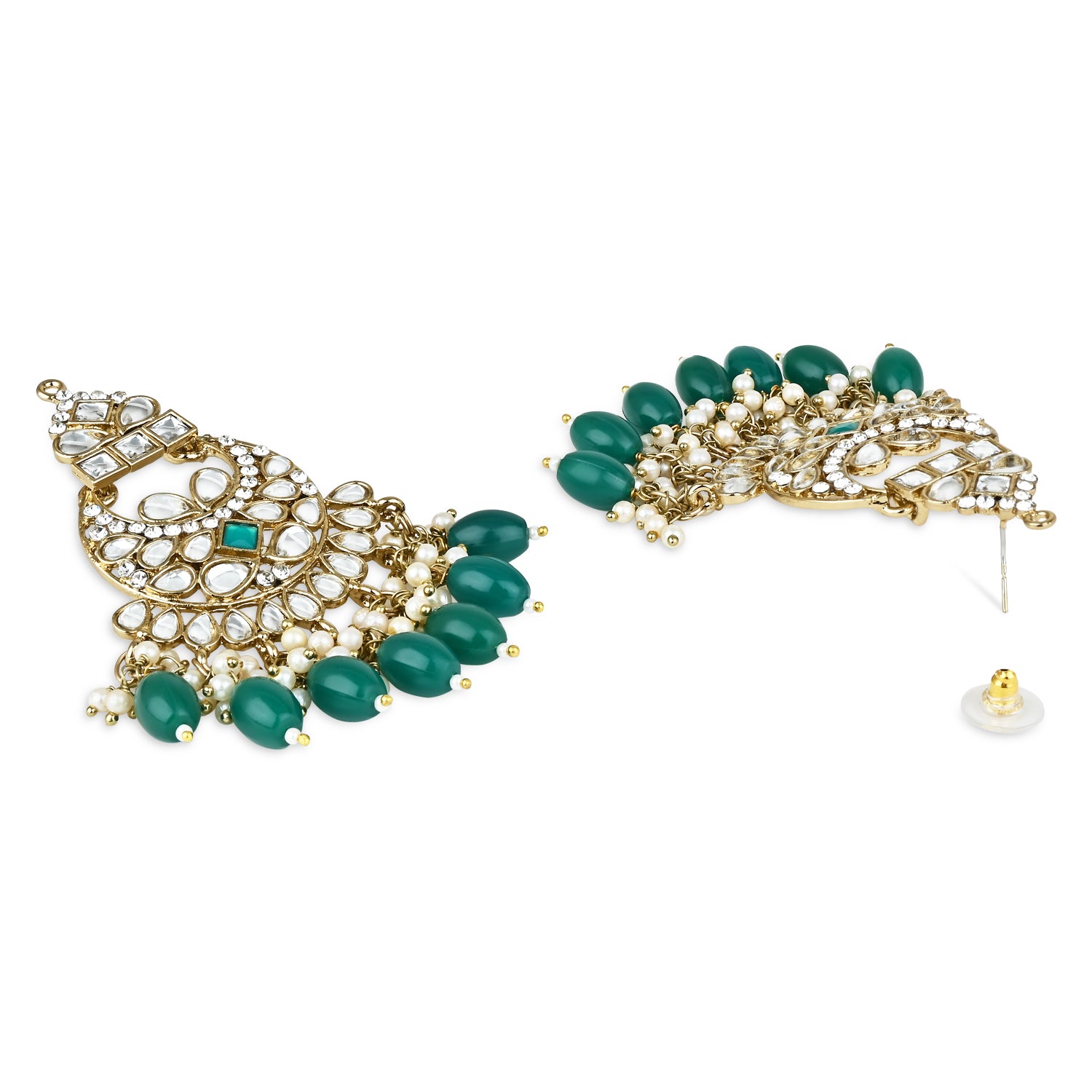 Ashvi Green Earrings