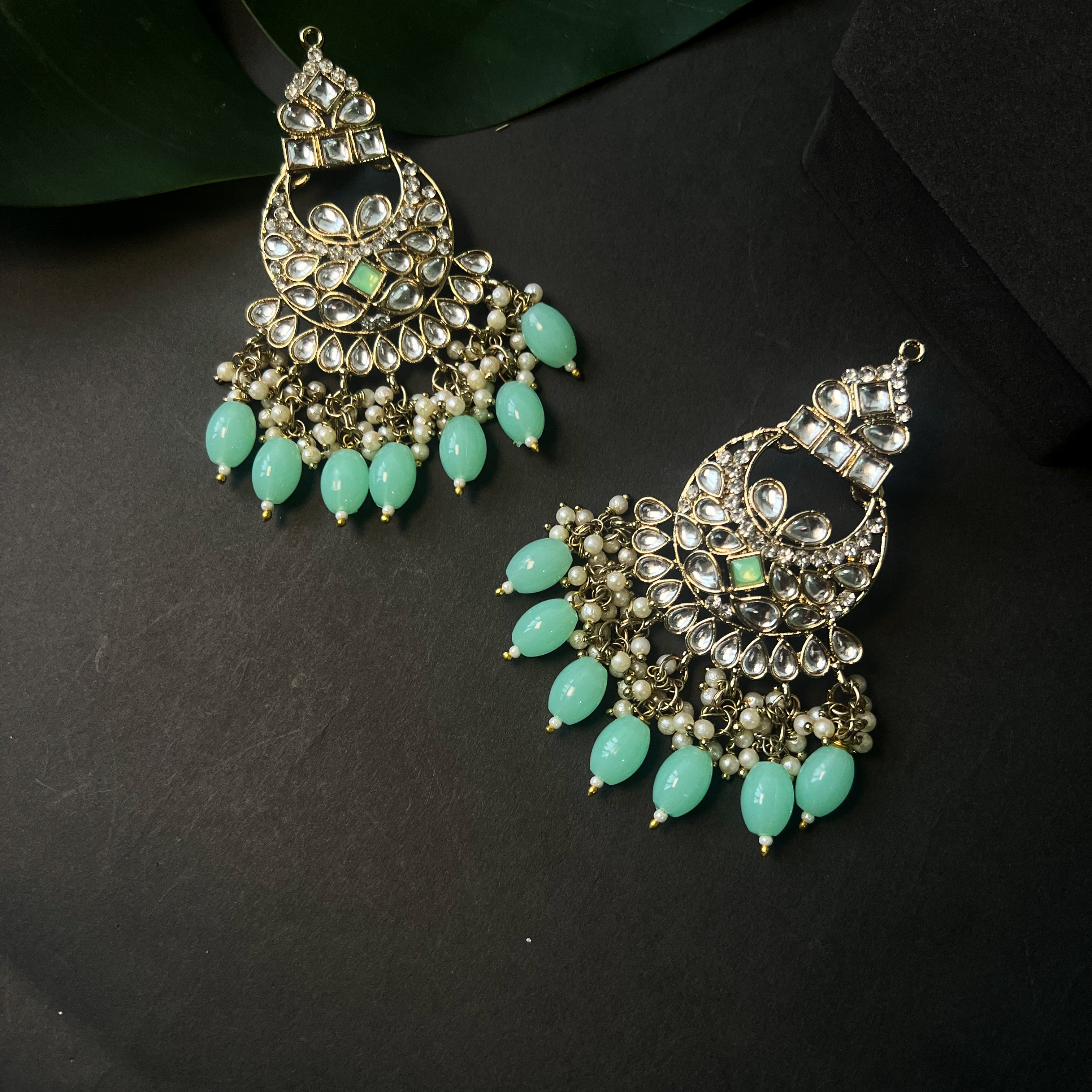 Ashvi Mint Earrings