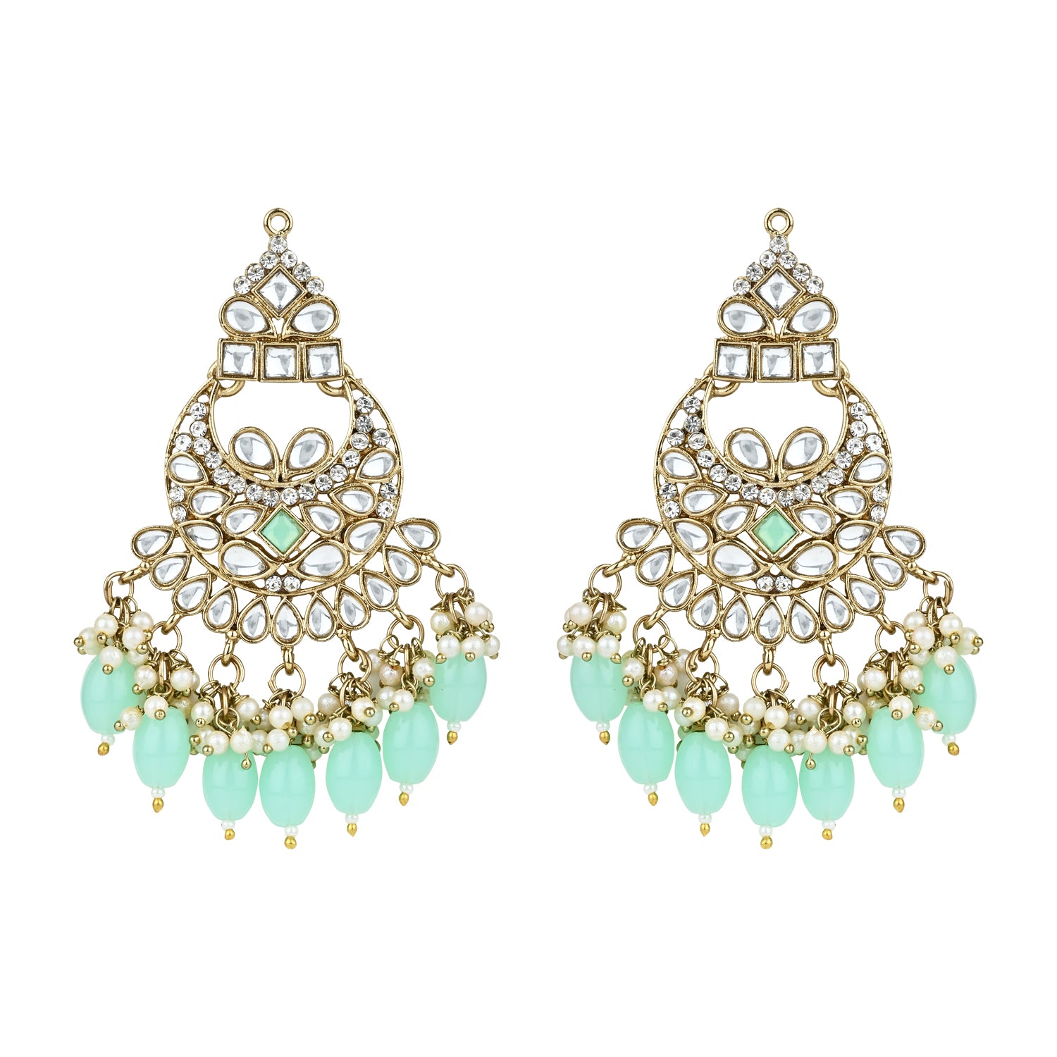 Ashvi Mint Earrings