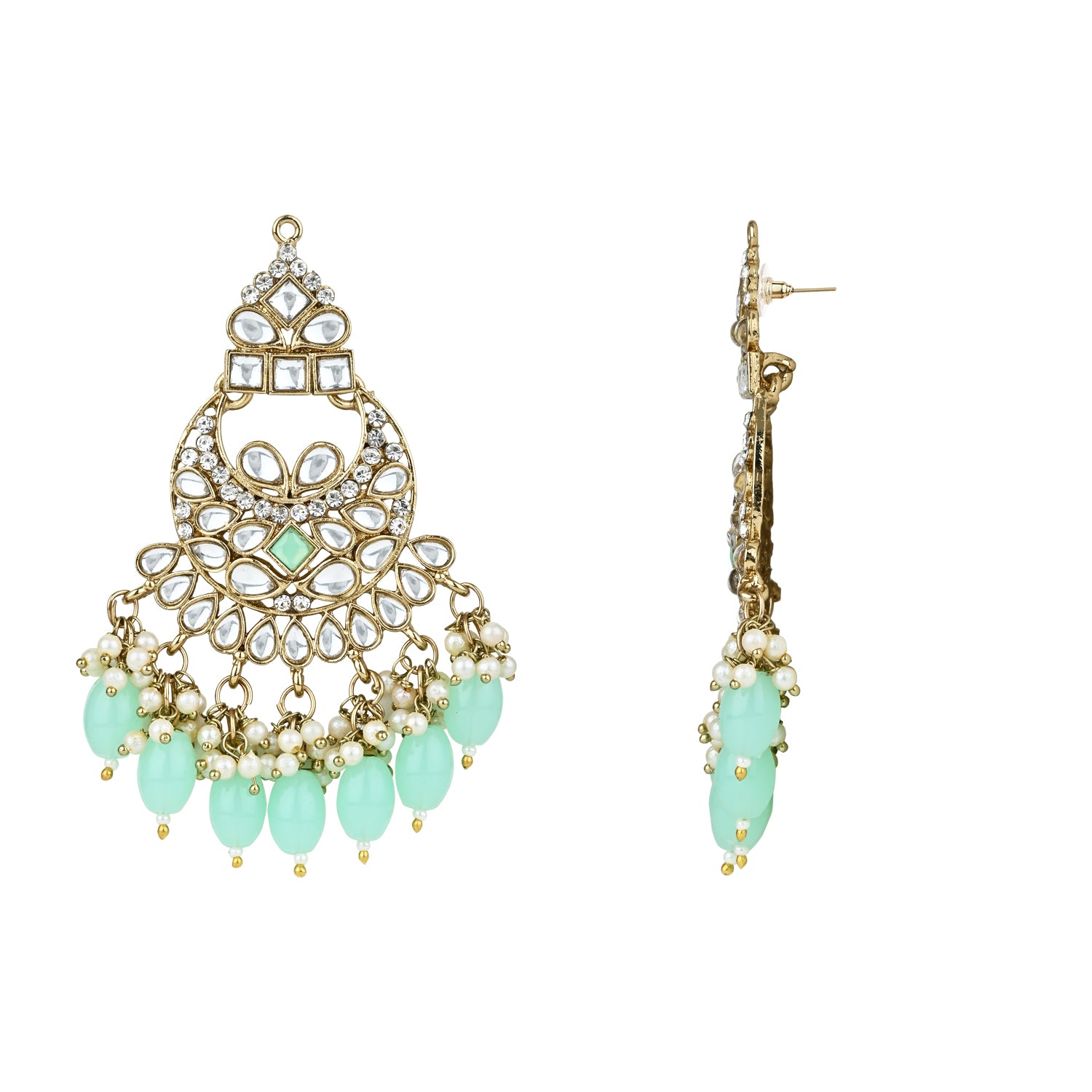Ashvi Mint Earrings