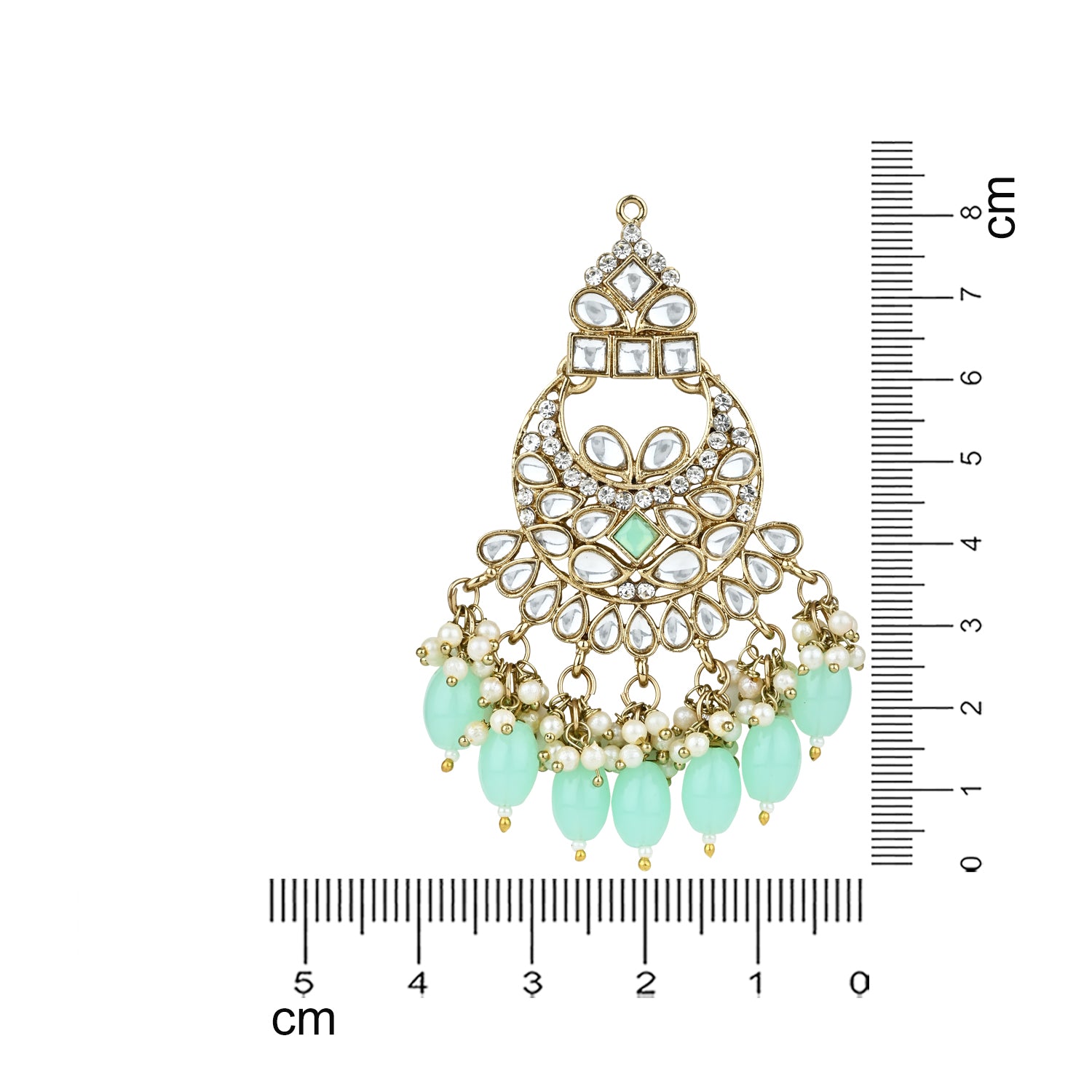 Ashvi Mint Earrings