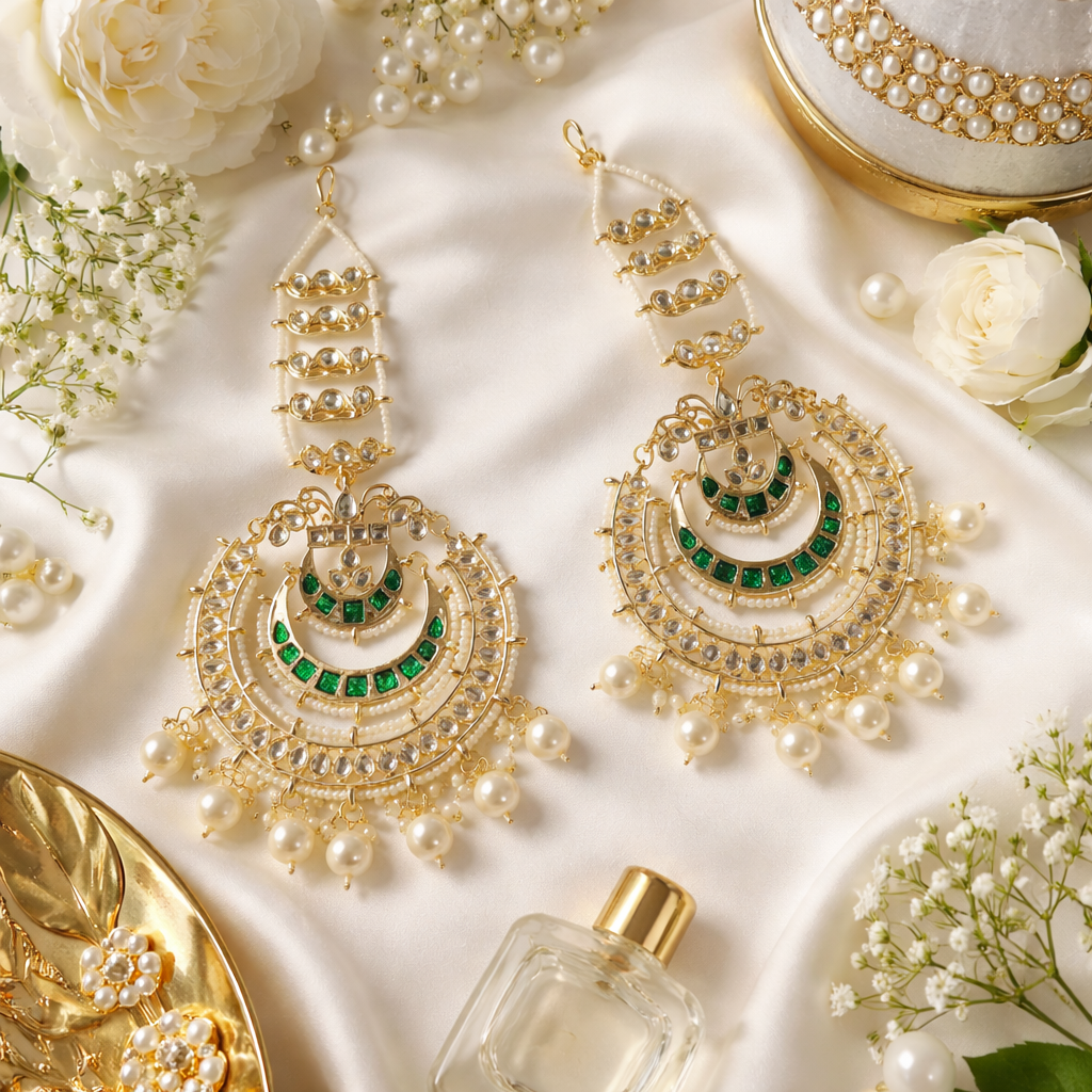 Nysha Green Earrings