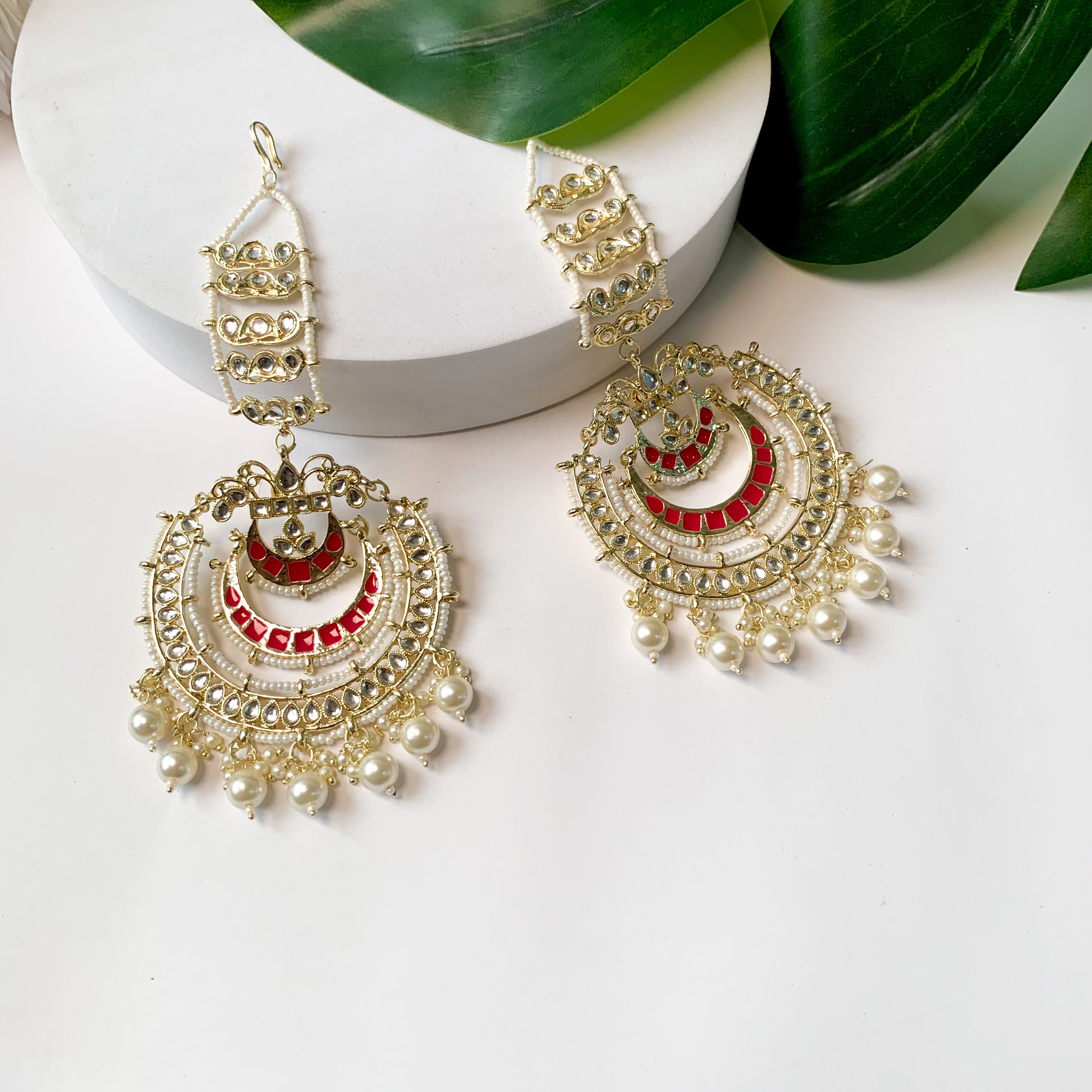 Nysha Pink Earrings