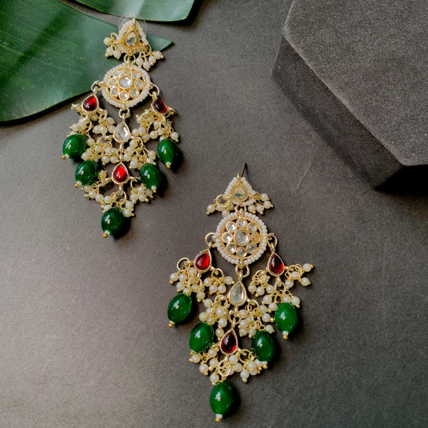 Reyah Green Earrings