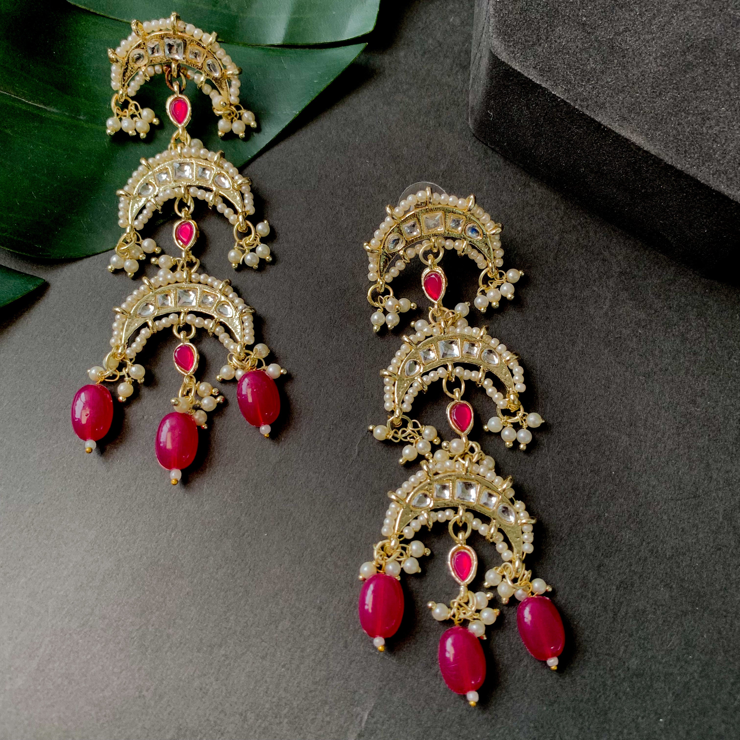 Divyanshi Pink Earrings