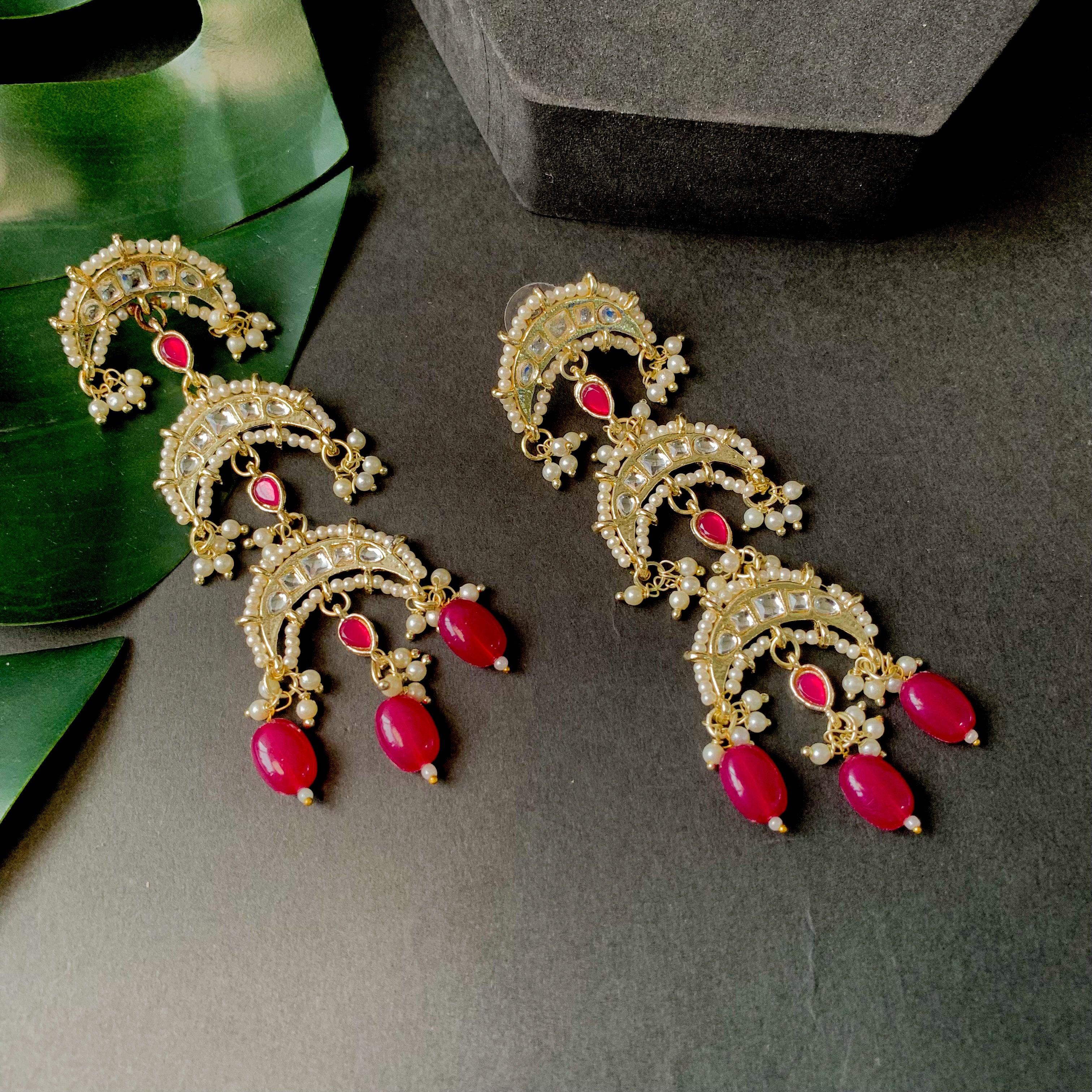 Divyanshi Pink Earrings