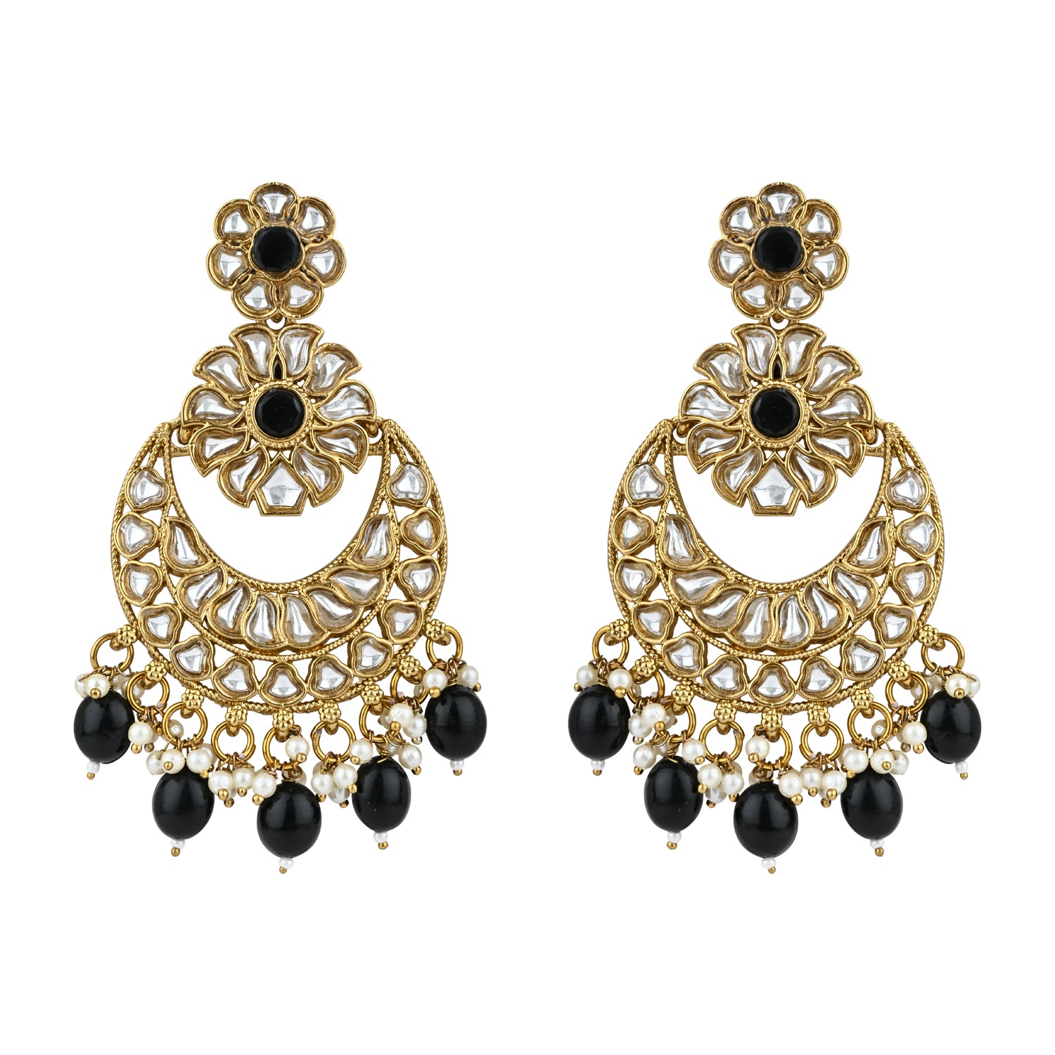 Gurnoor Black Earrings