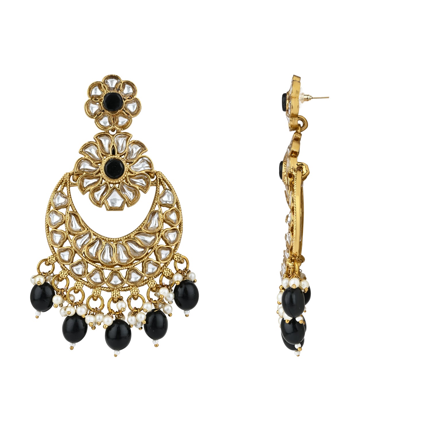 Gurnoor Black Earrings