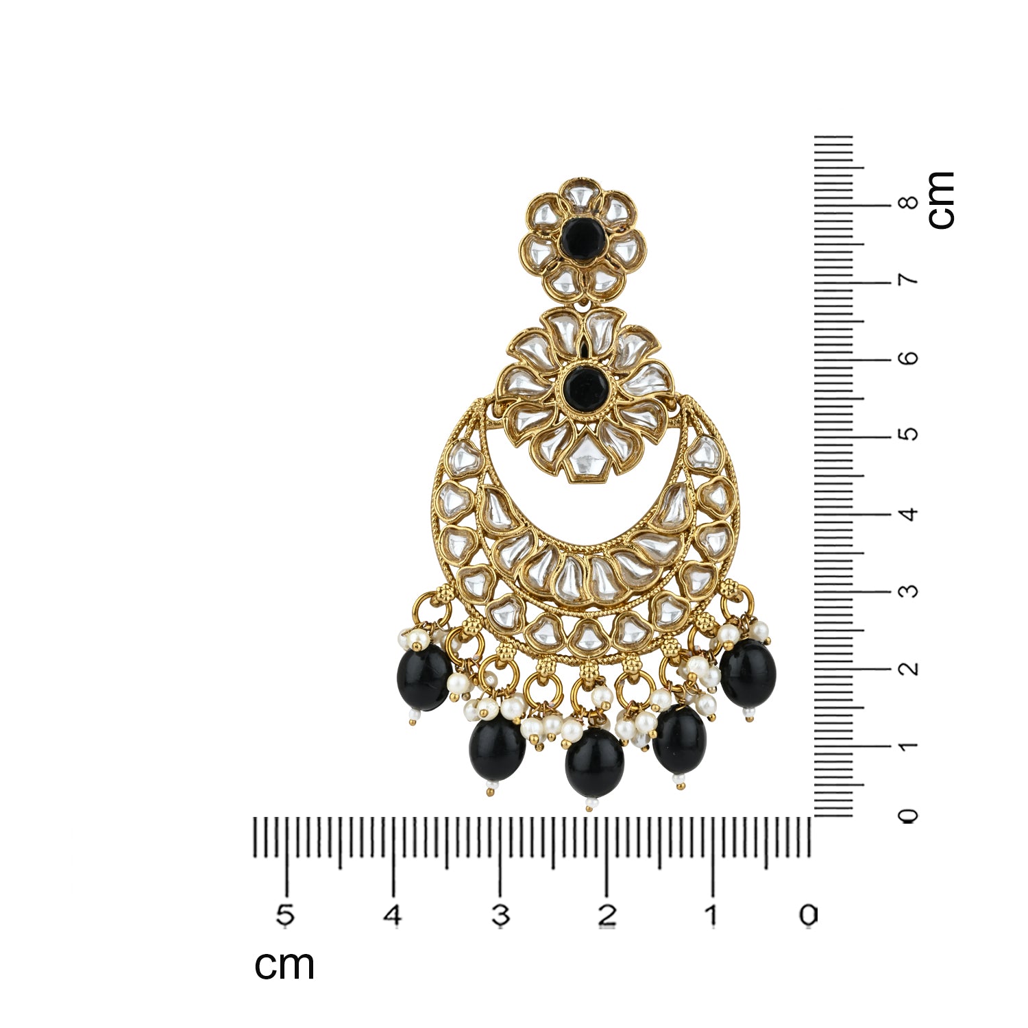 Gurnoor Black Earrings