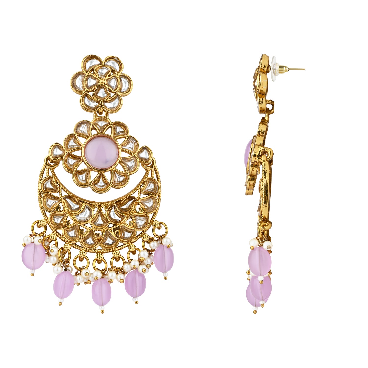 Ranya Purple Earrings