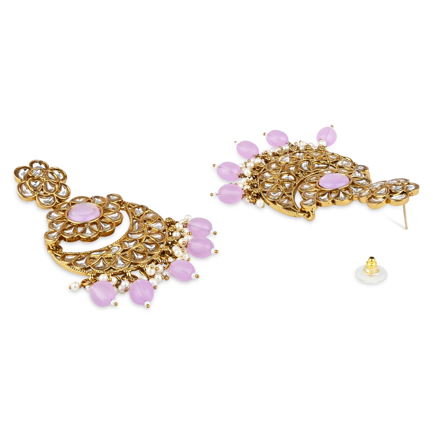 Ranya Purple Earrings