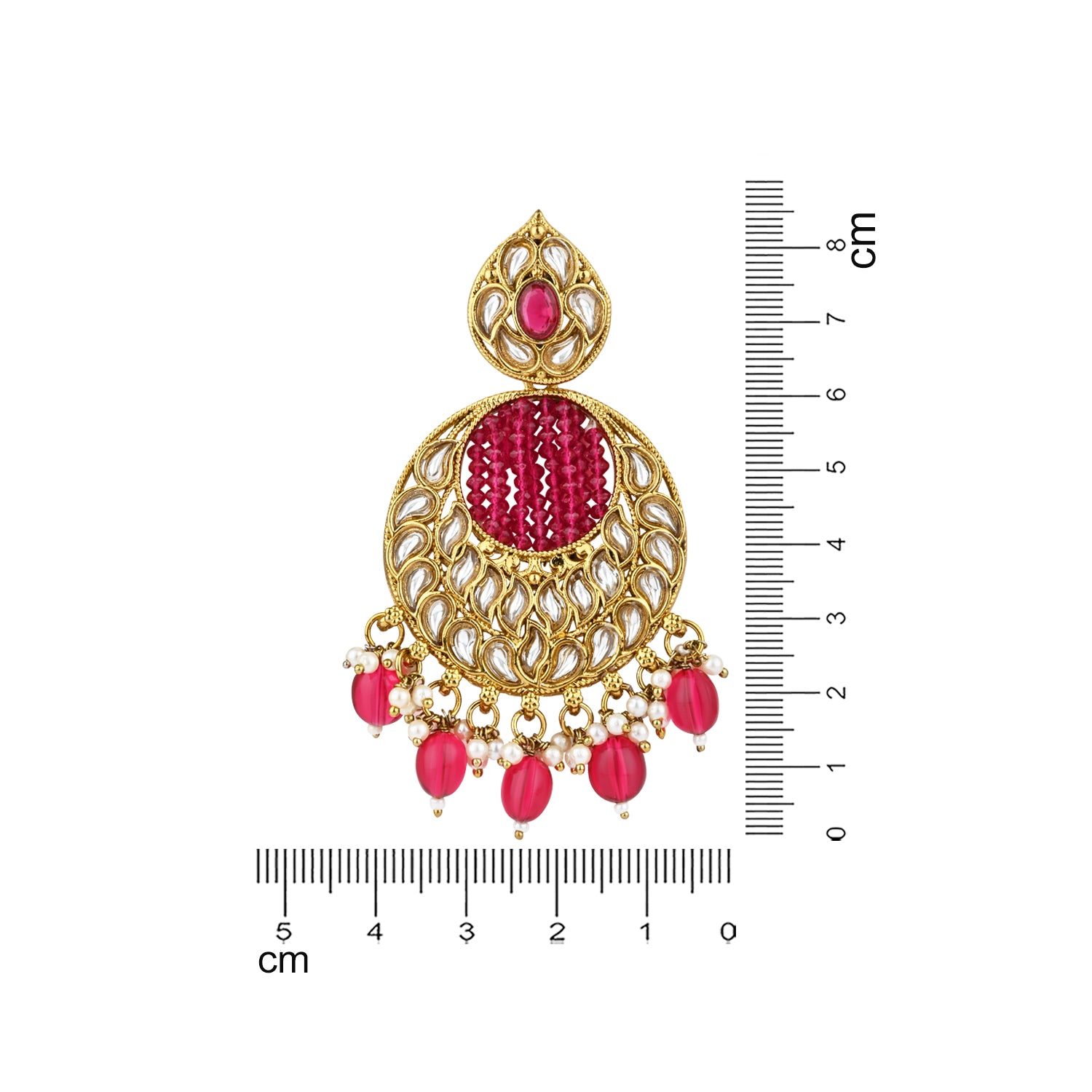 Mrinal Pink Earrings