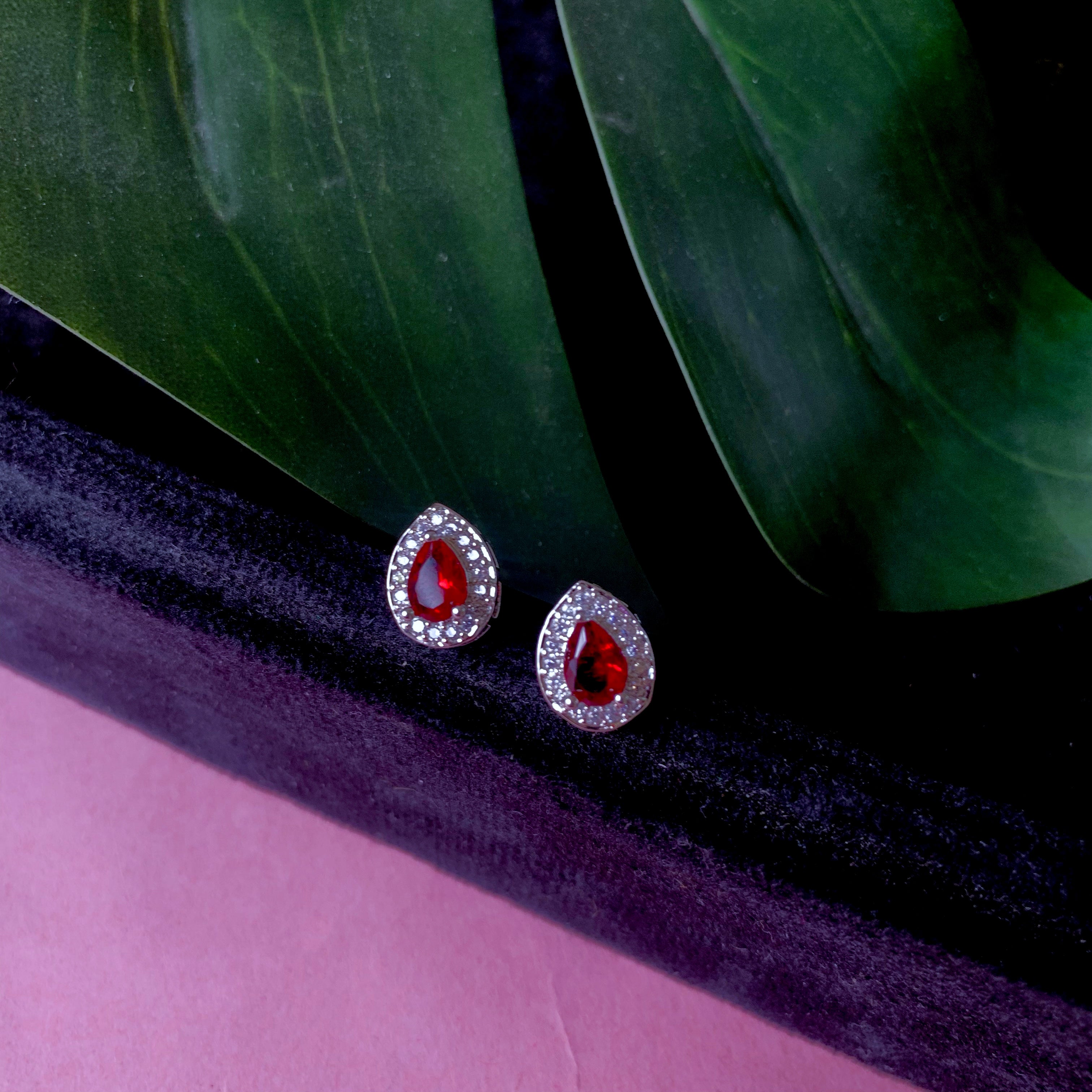 Diva Red Studs