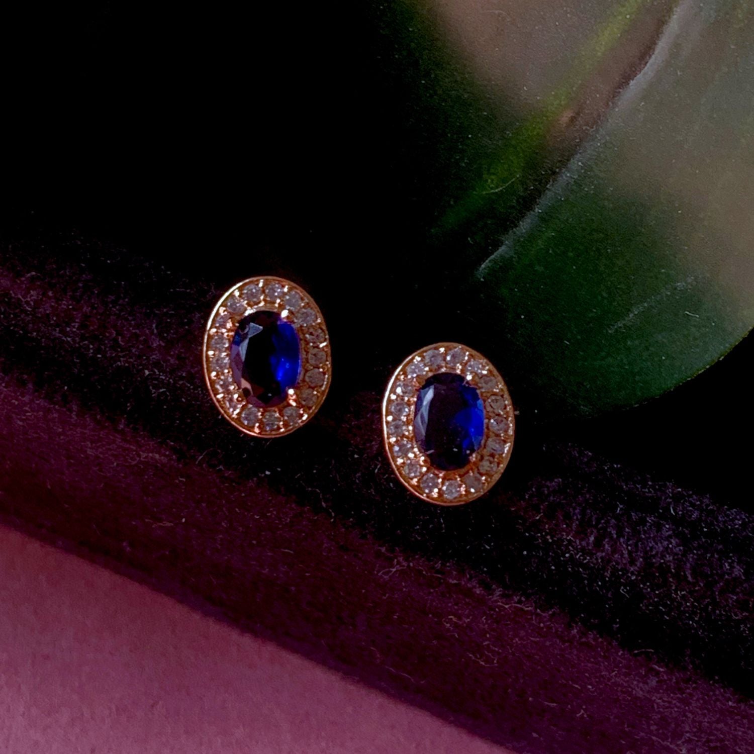 Jiya Blue Studs
