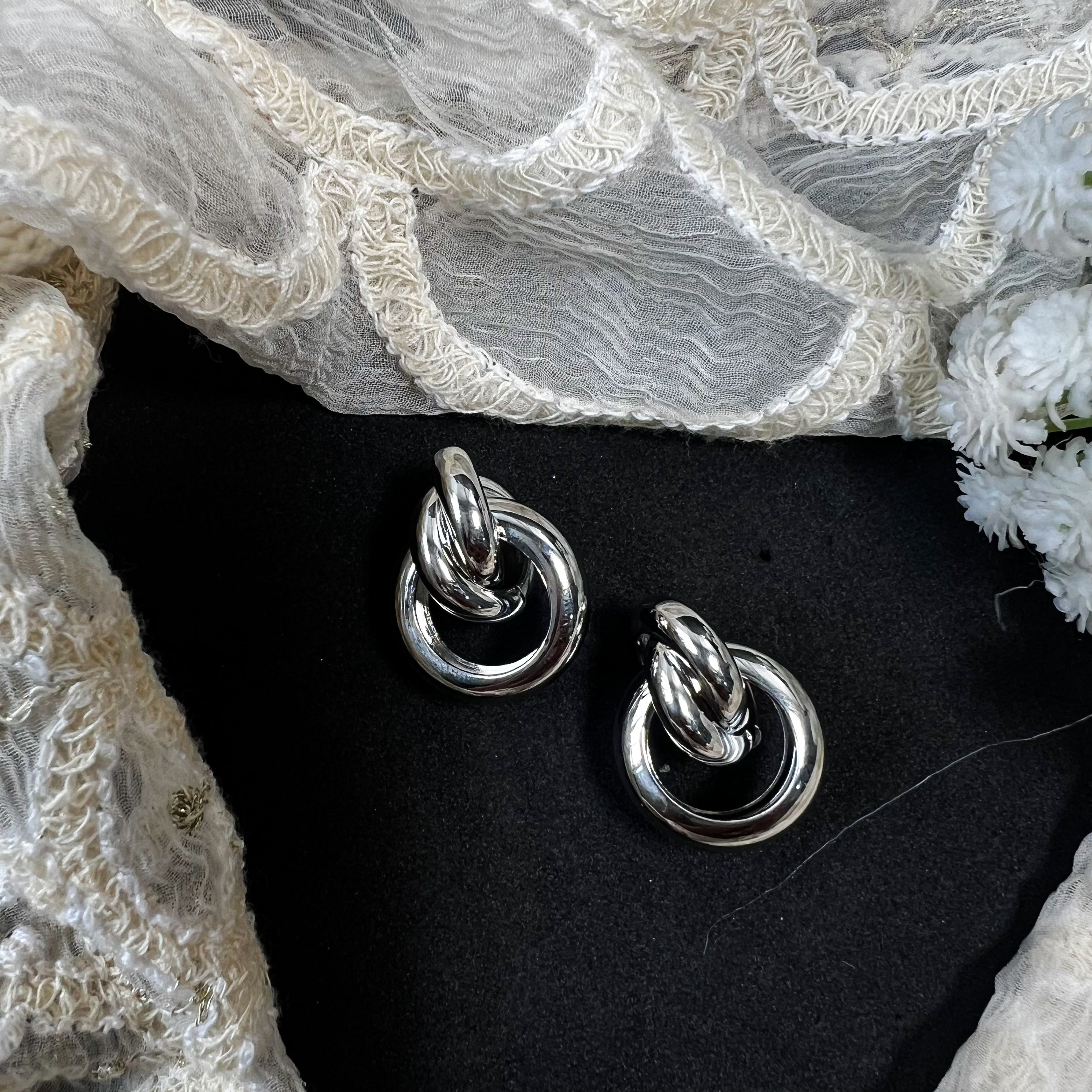 Rainah Silver Studs