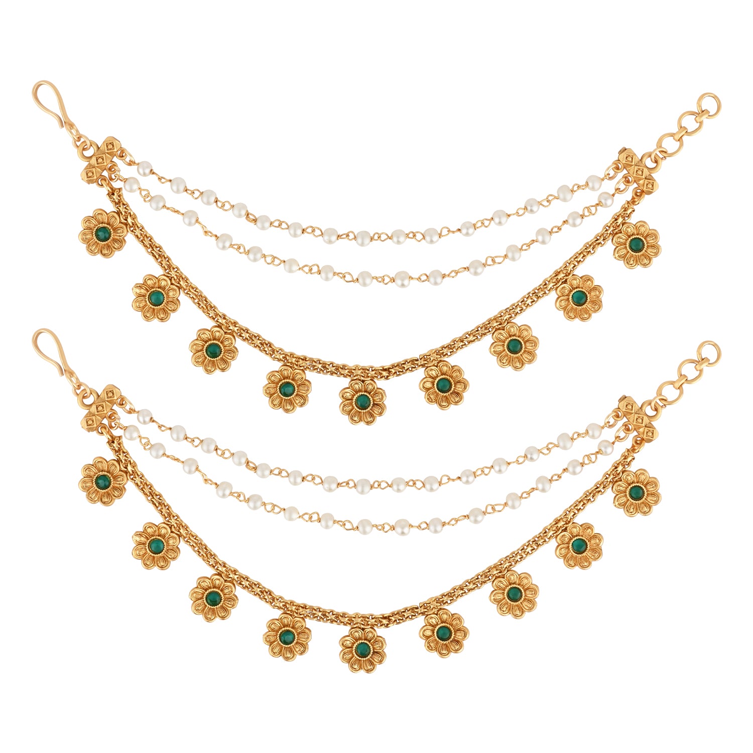 Kriva Green EarChain