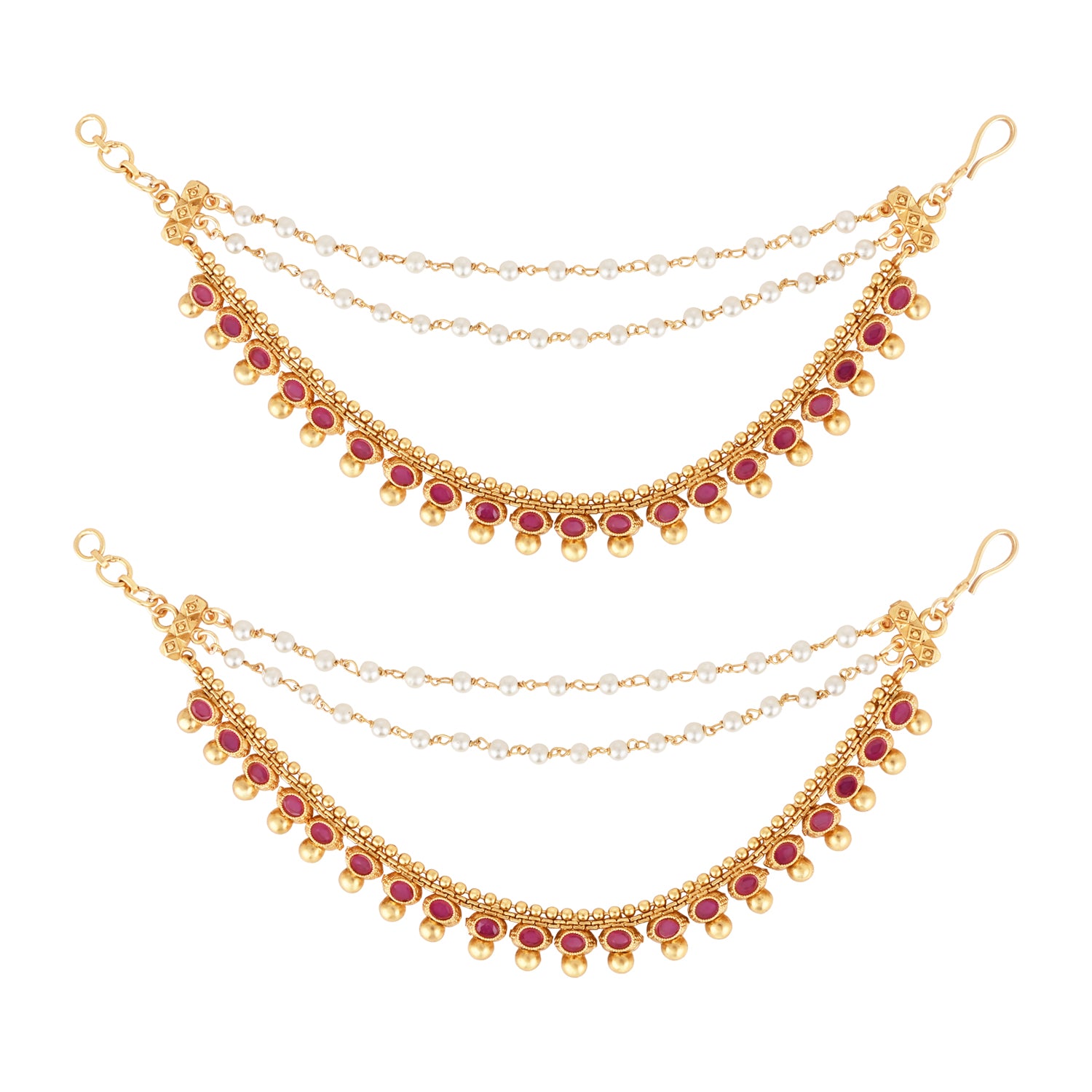 Srhitha Pink EarChain