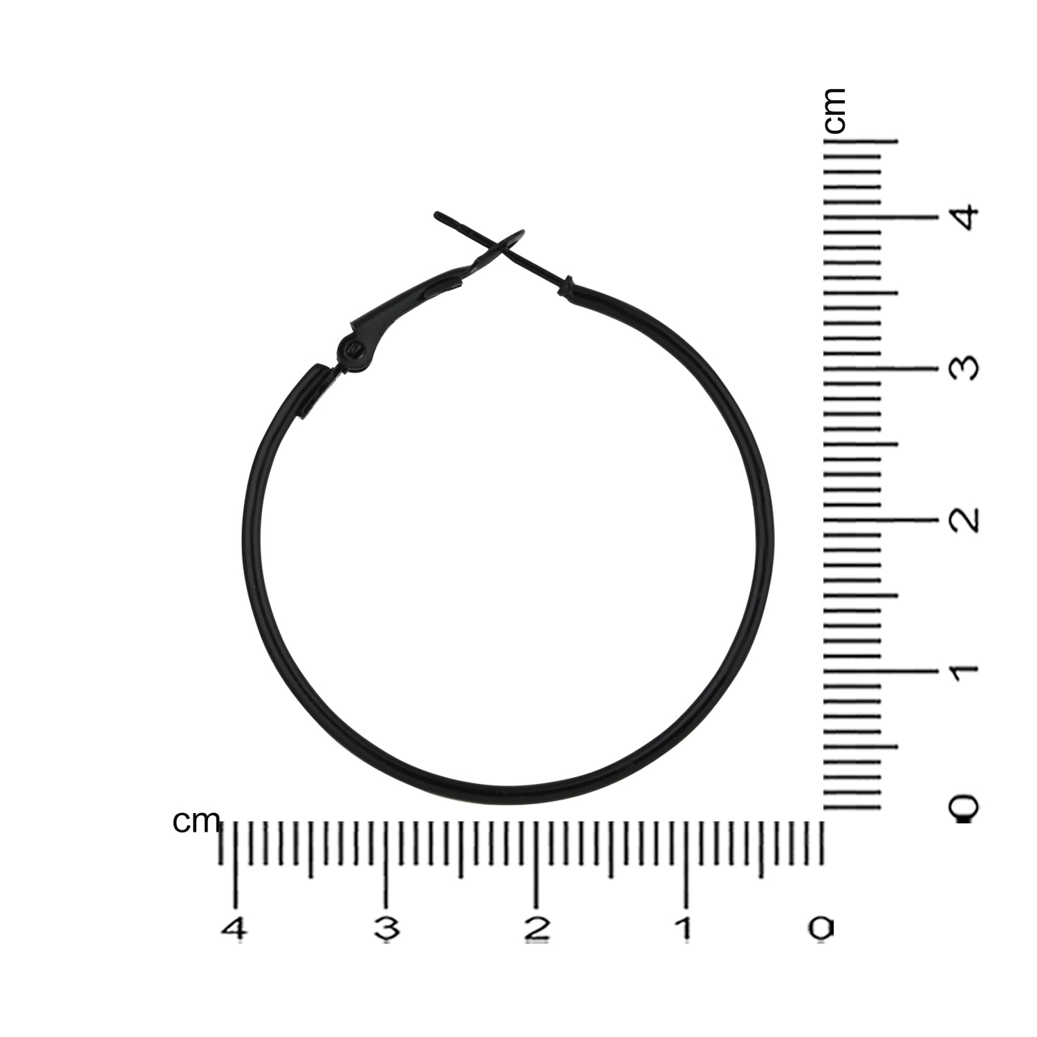 Sheya Black Hoops