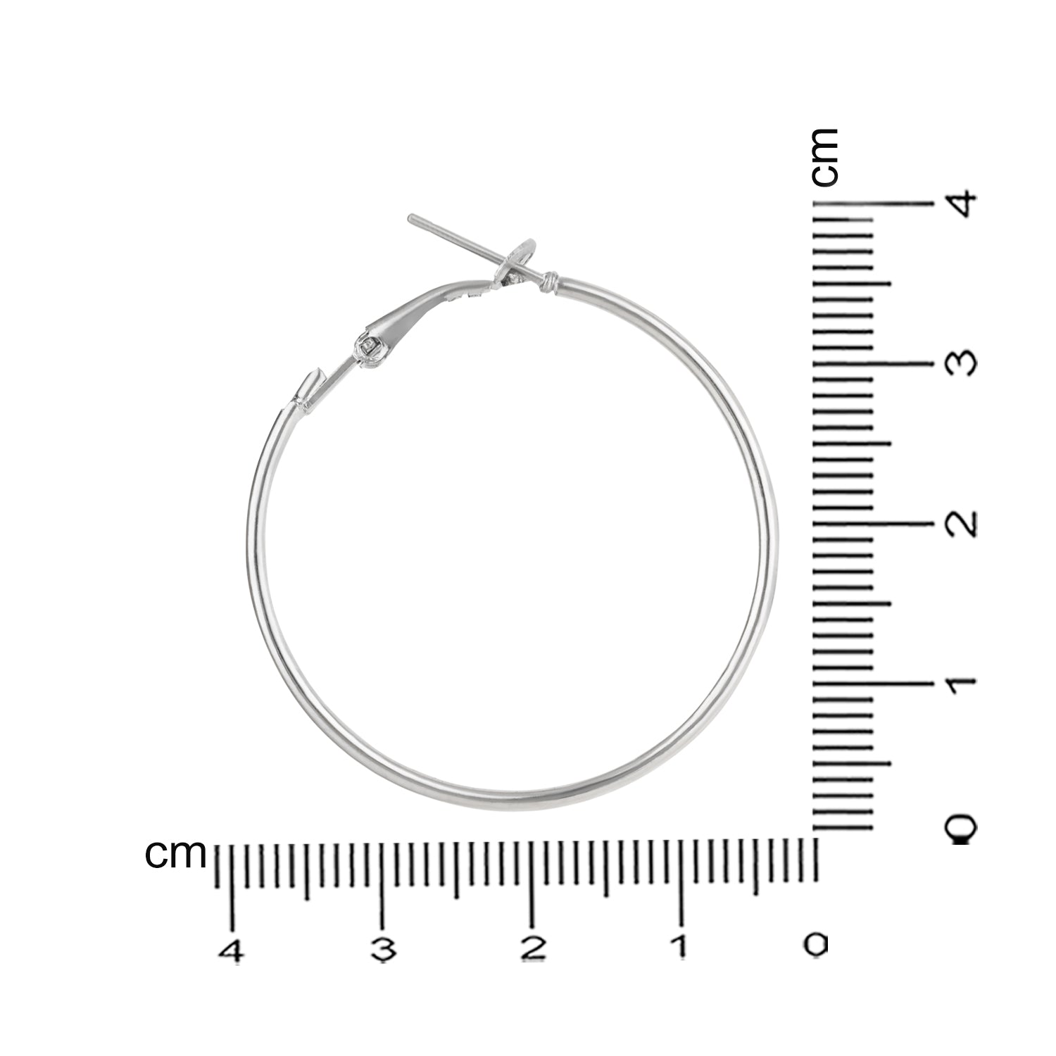 Sheya Silver Hoops