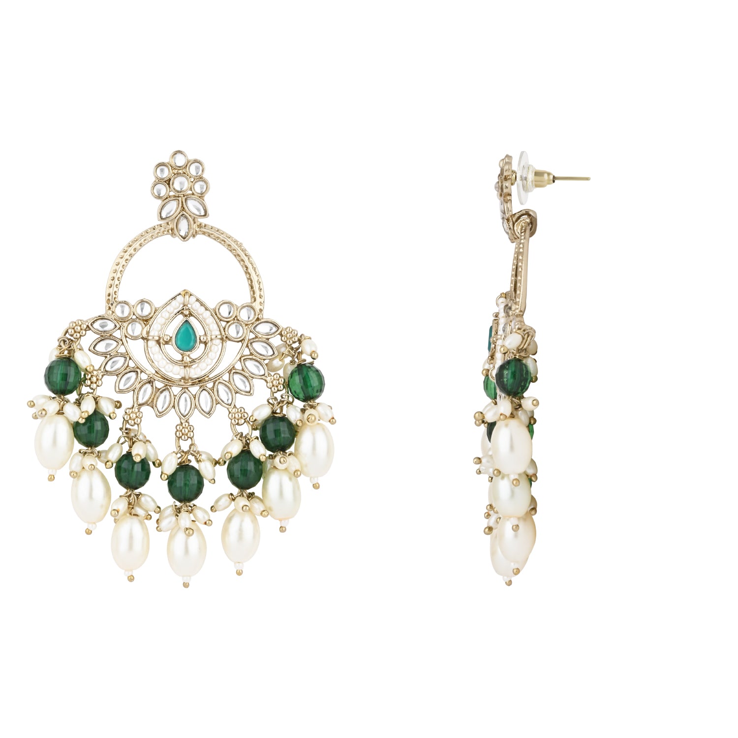 Mridhi Green Earrings