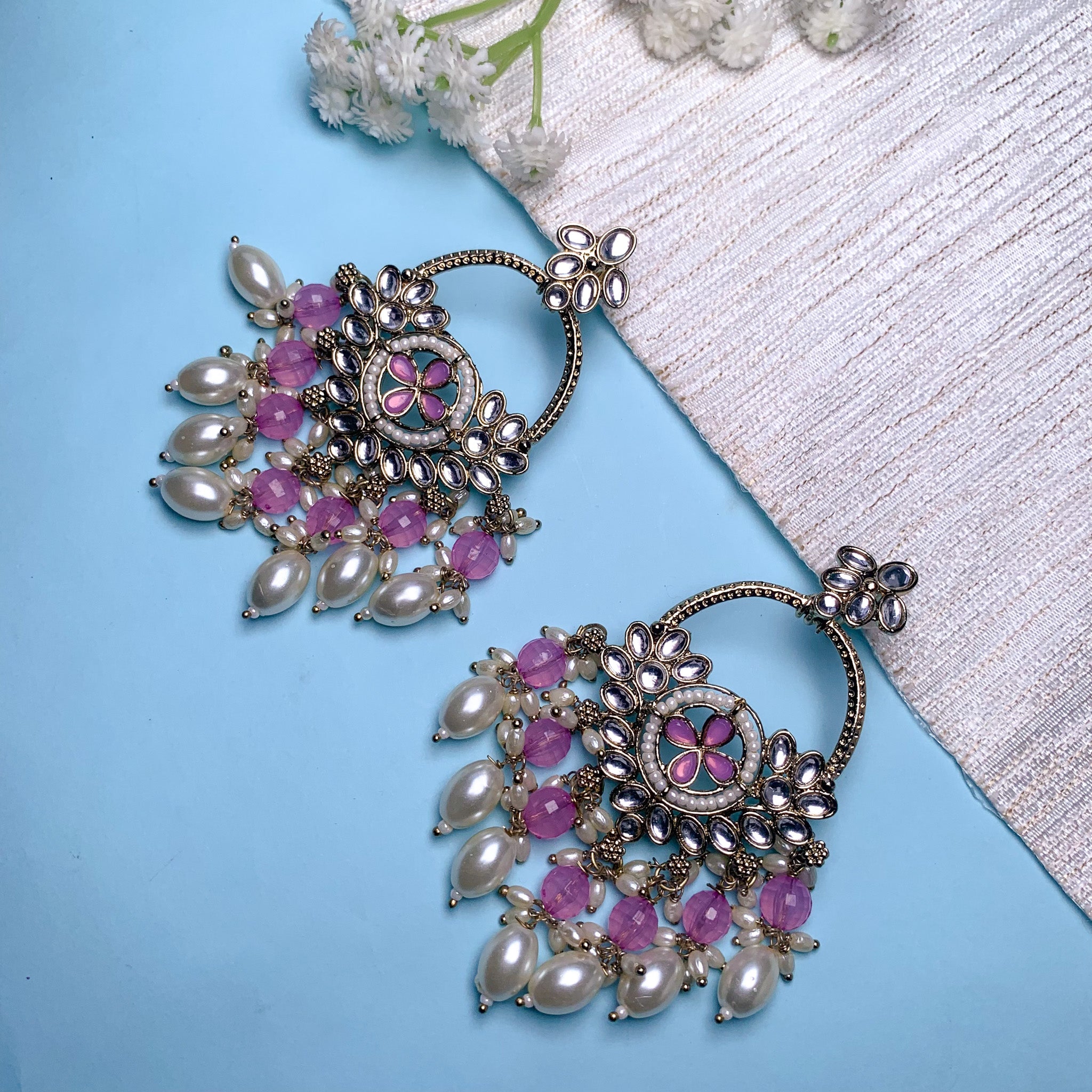 Lyla Purple Earrings