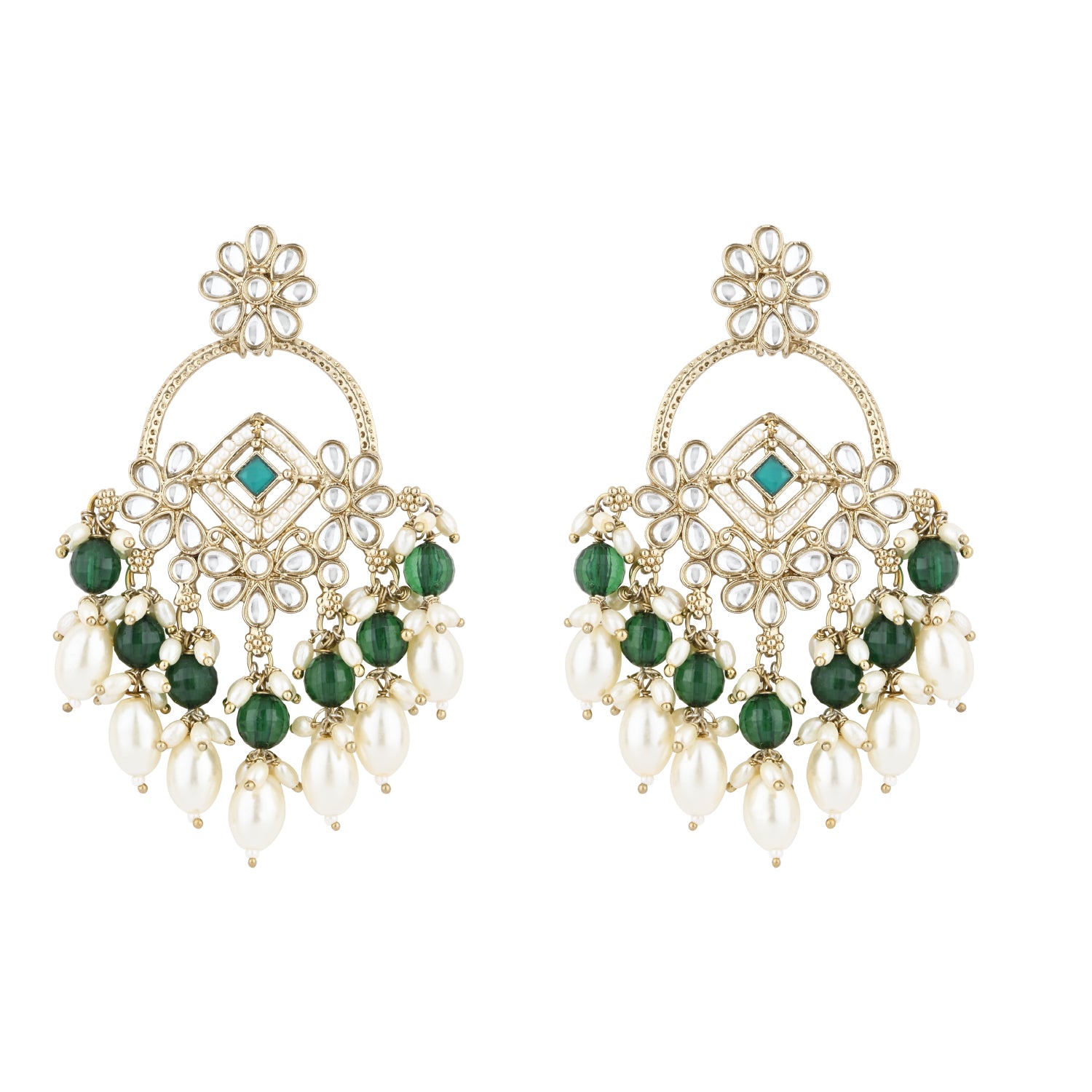 Jeel Green Earrings