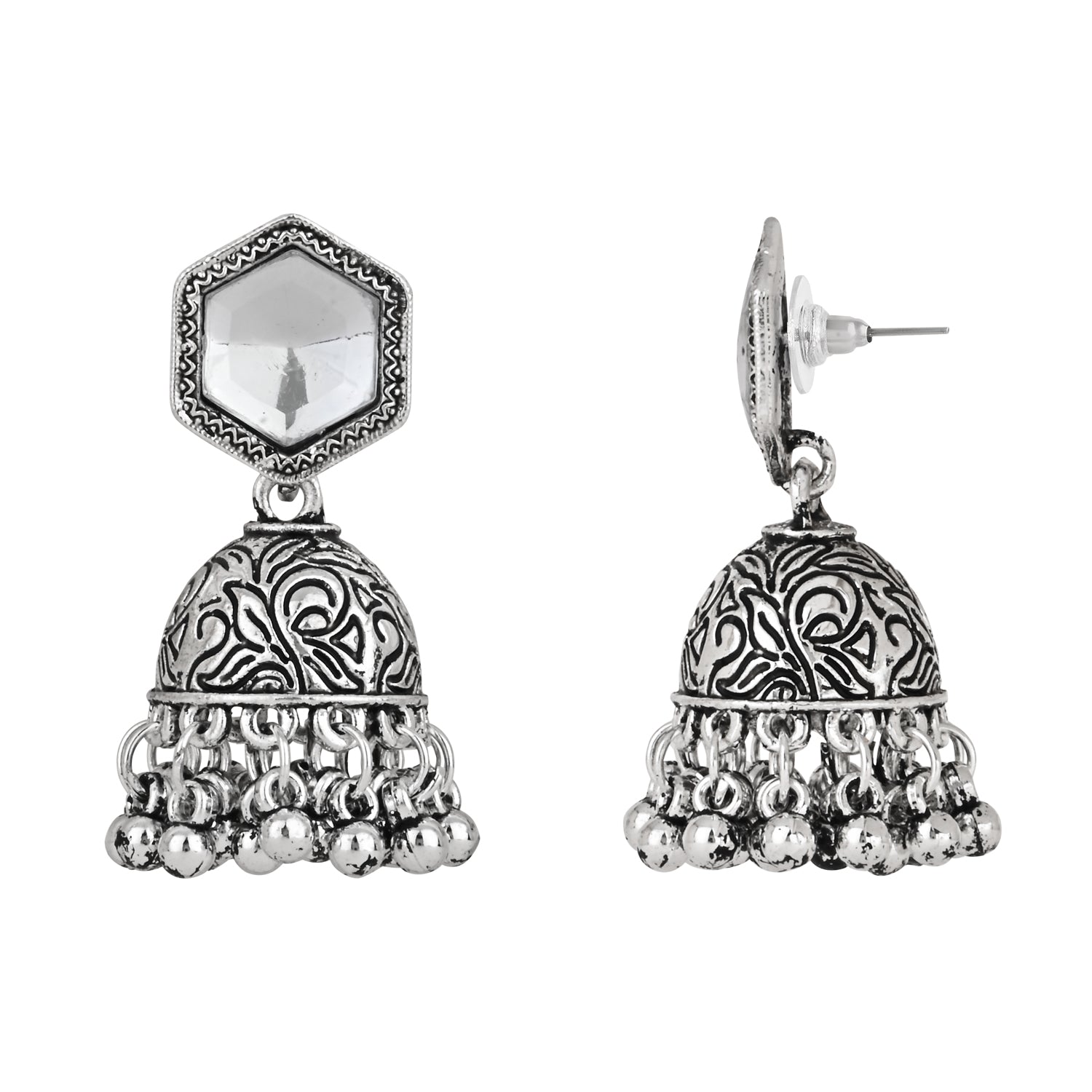 Silasa Oxidised Earrings