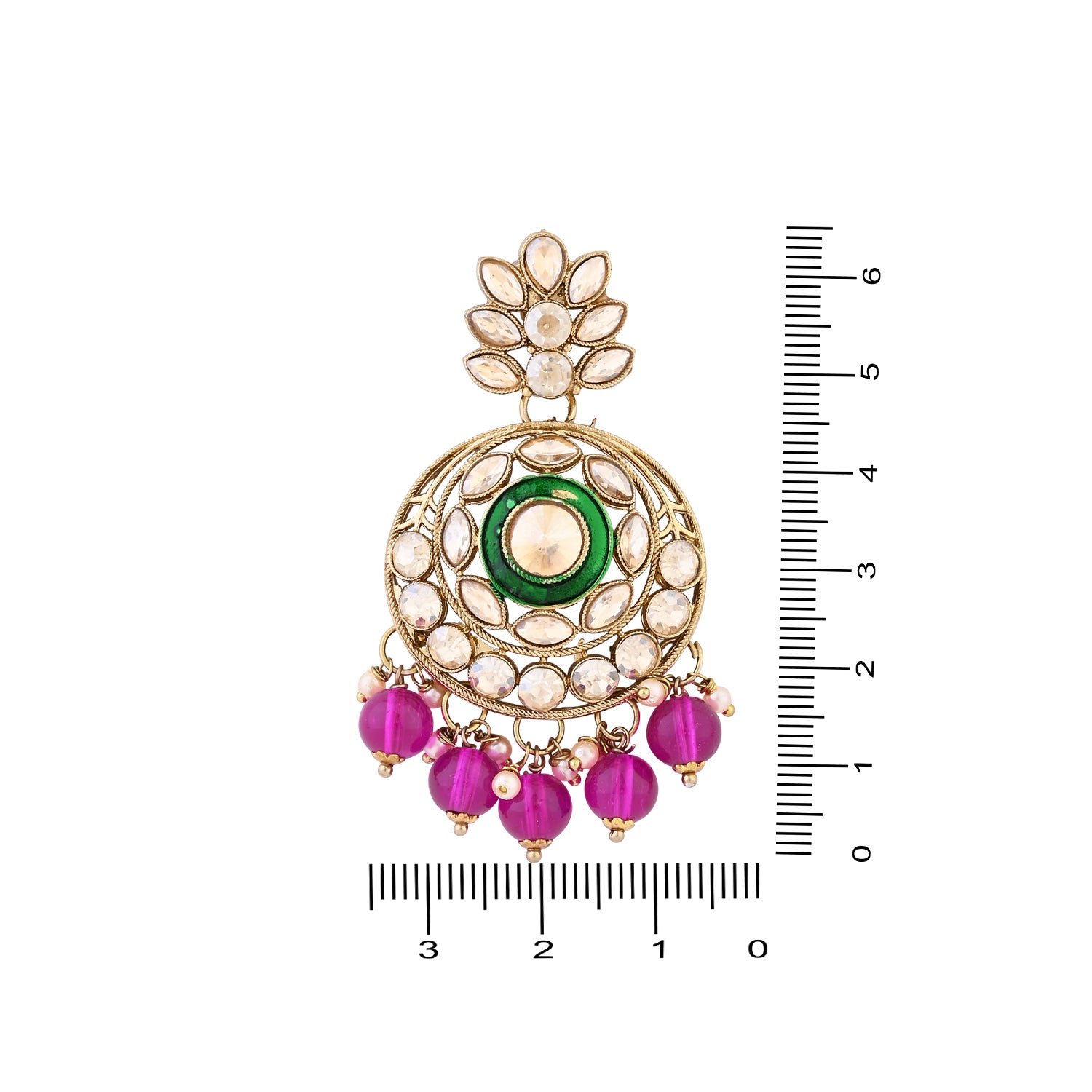 Aadriti Wine Earrings