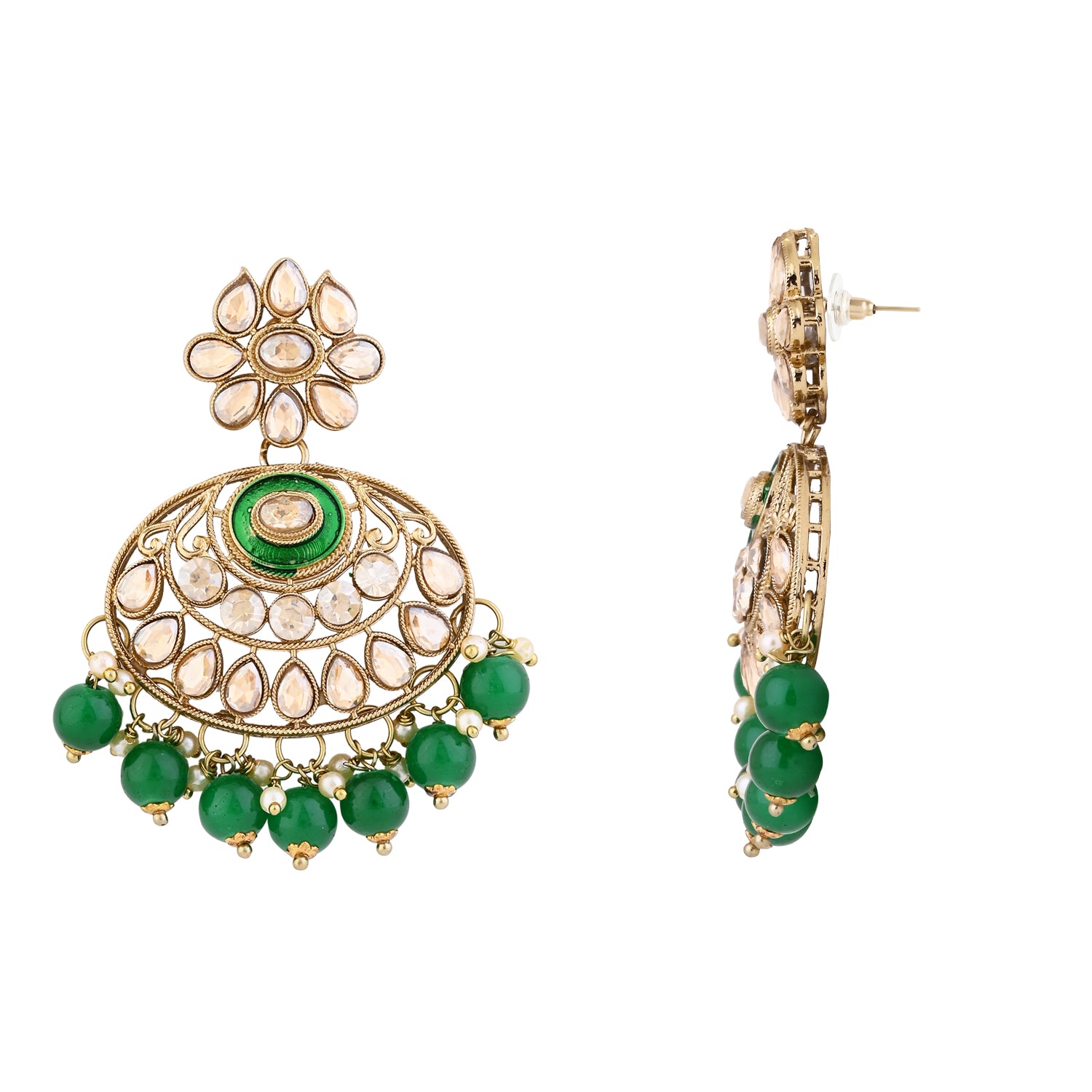 Omya Green Earrings
