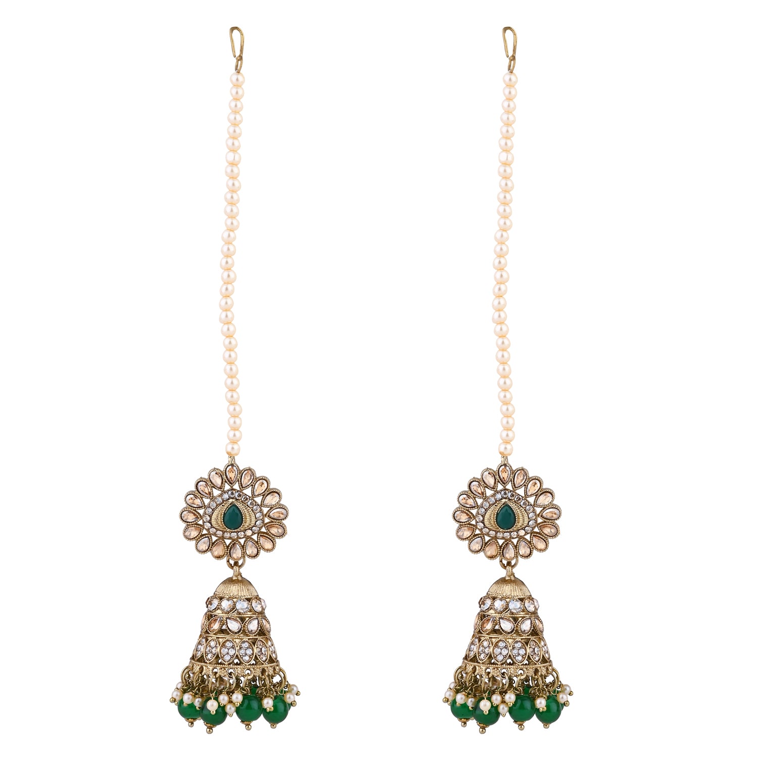 Sanaya Green Earrings