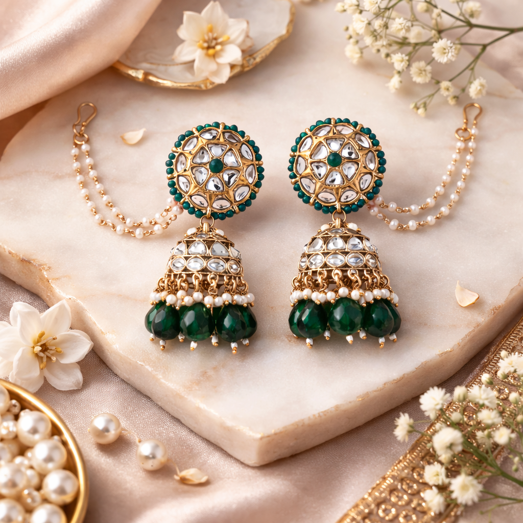 Adrisa Green Earrings