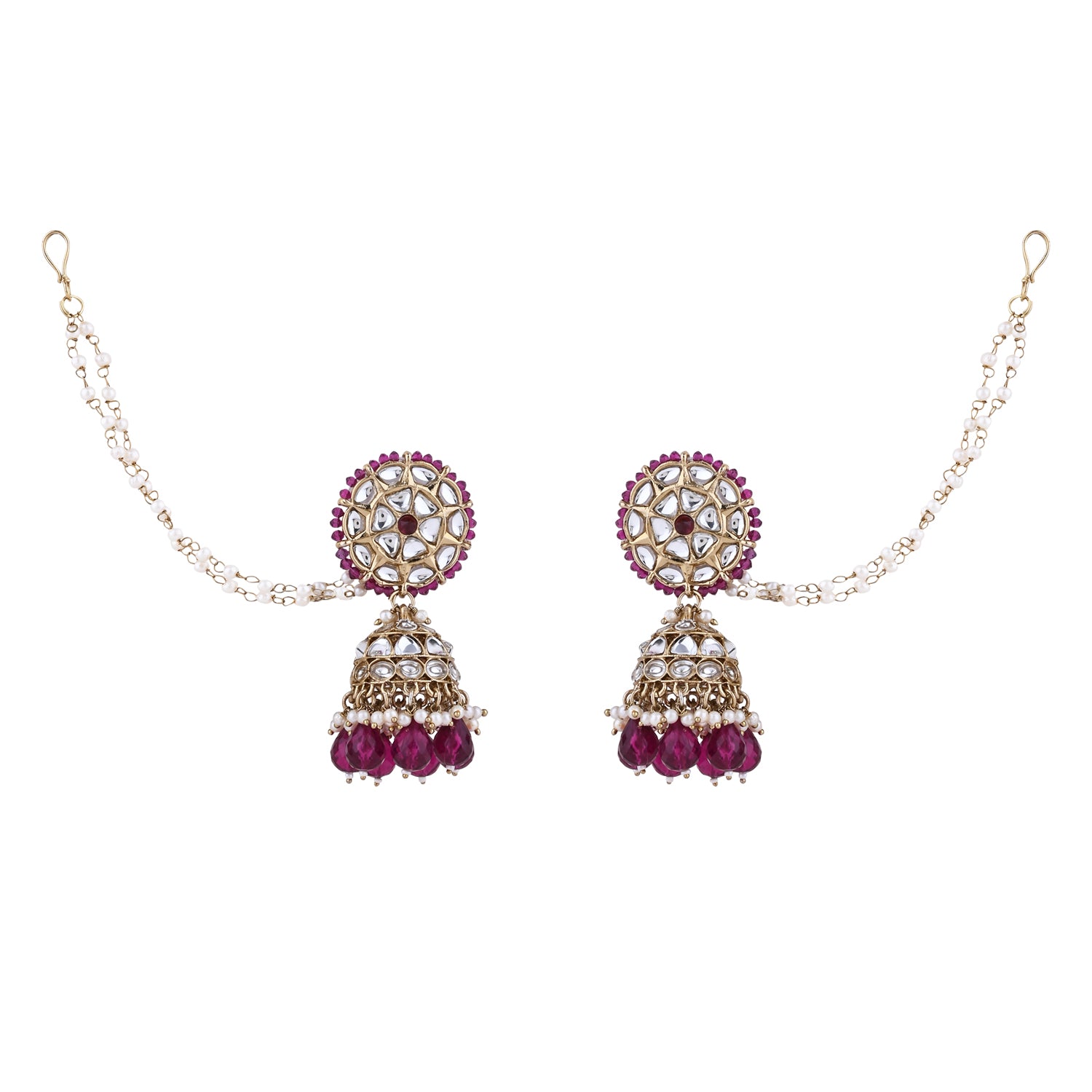 Adrisa Wine Earrings