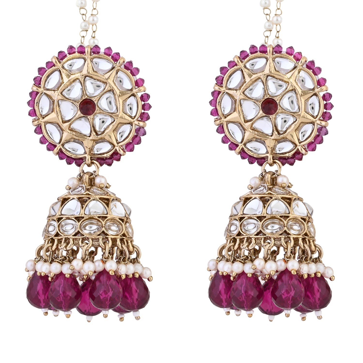 Adrisa Wine Earrings