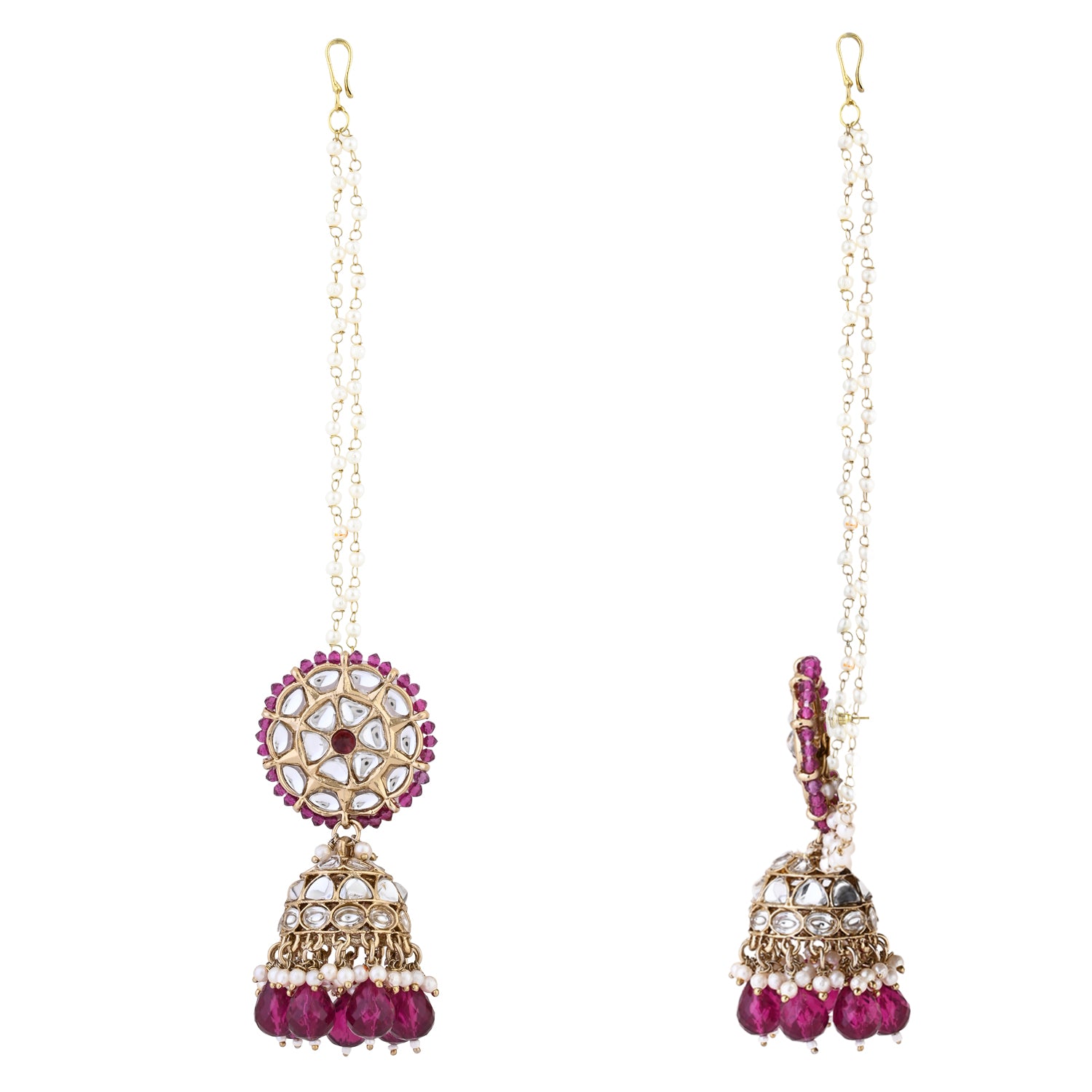 Adrisa Wine Earrings