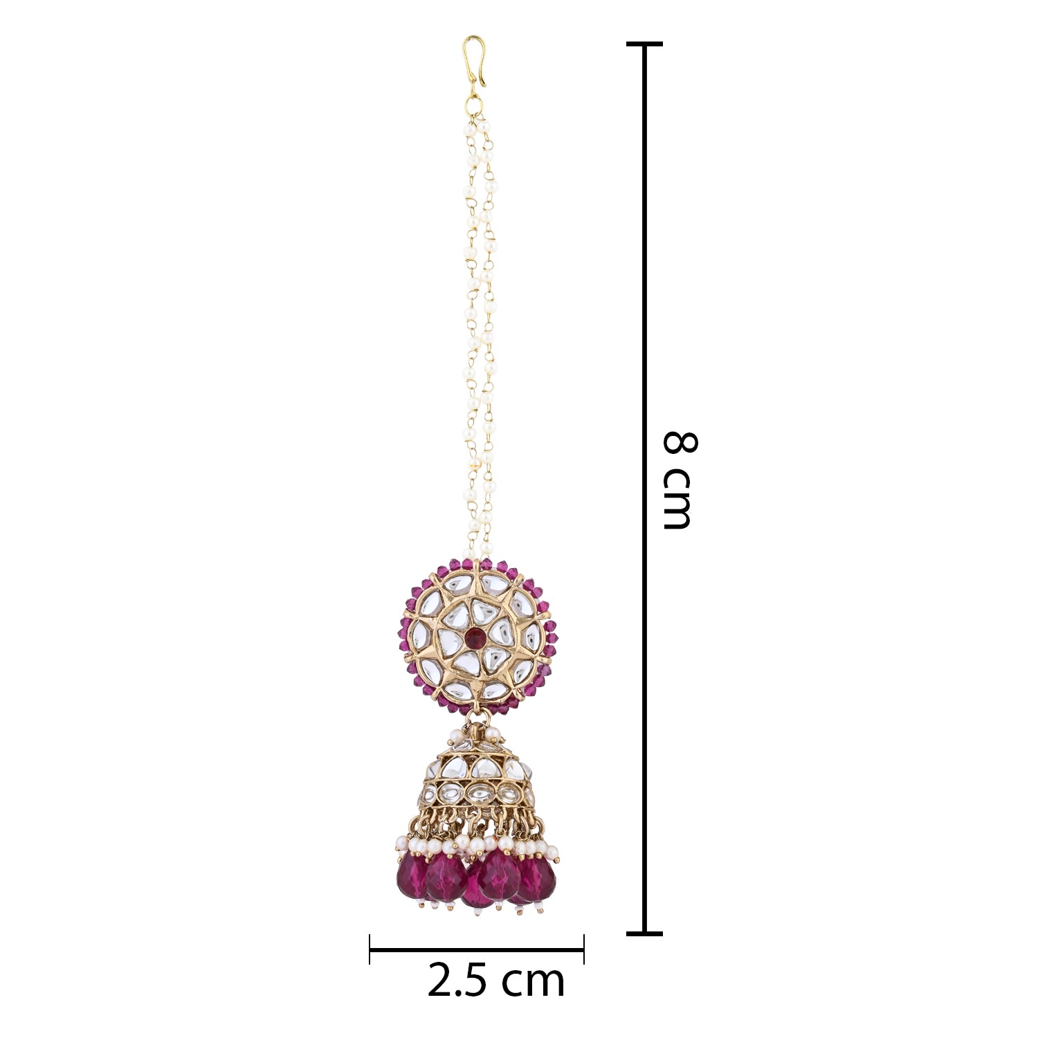Adrisa Wine Earrings