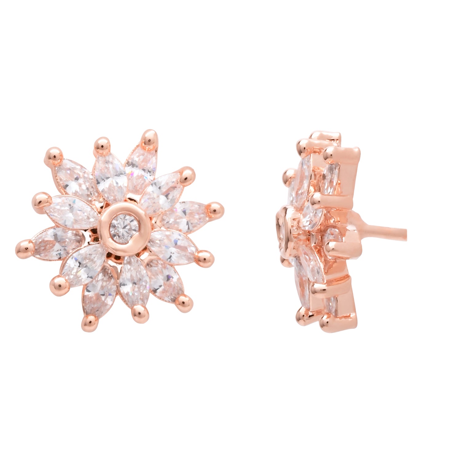 Virika RoseGold Earrings