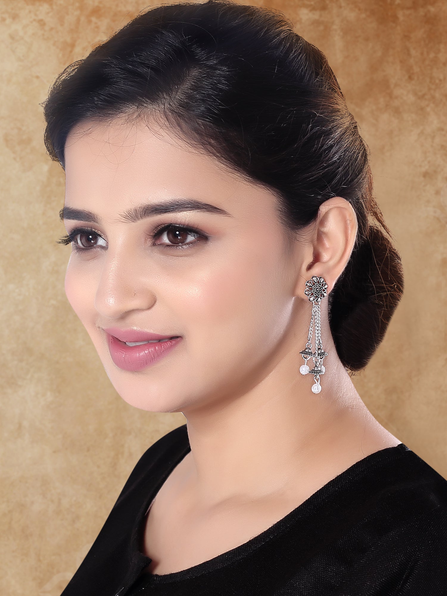 Ritvika Oxidised Earrings