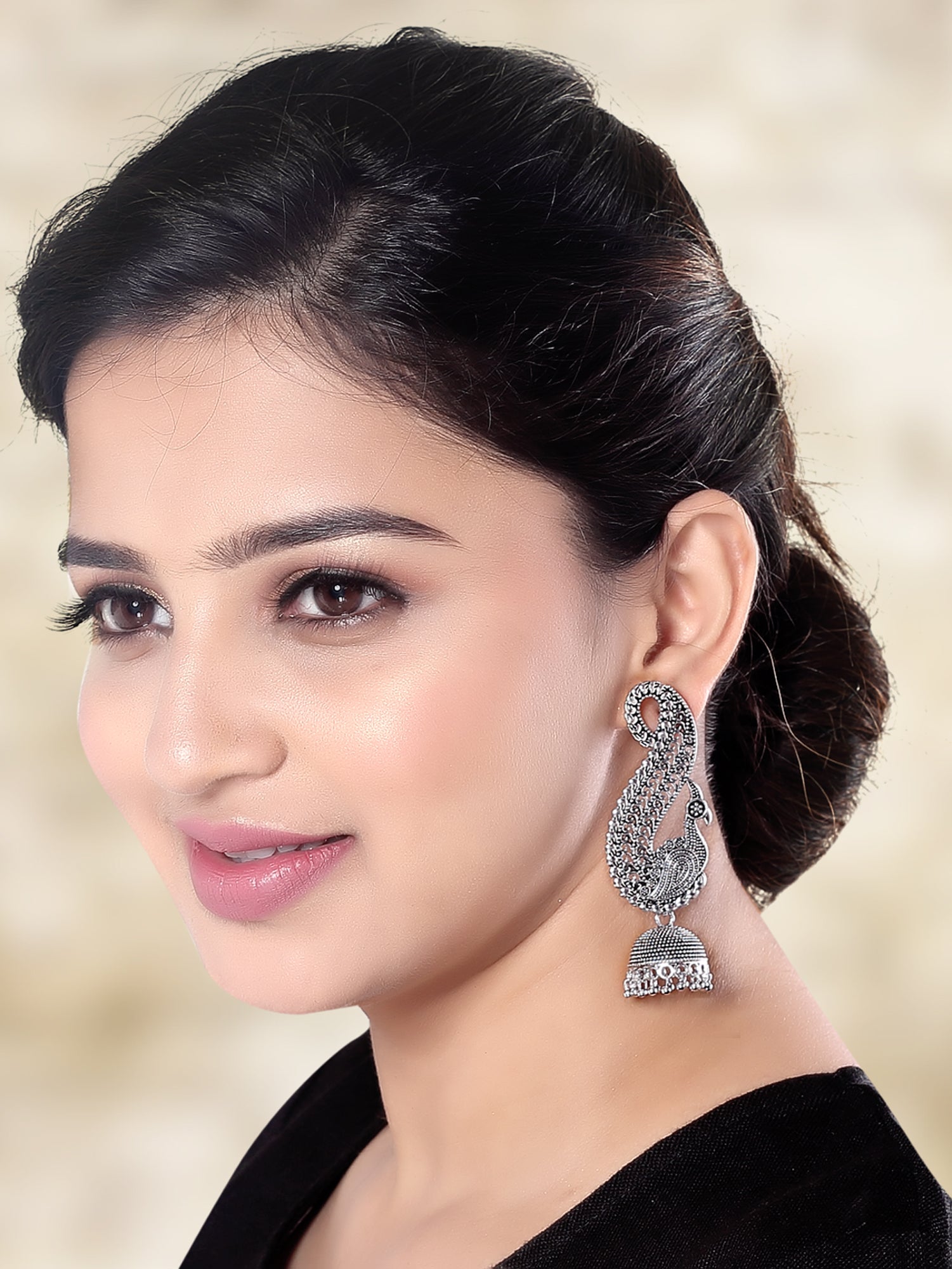 Mokshita Oxidised Earrings