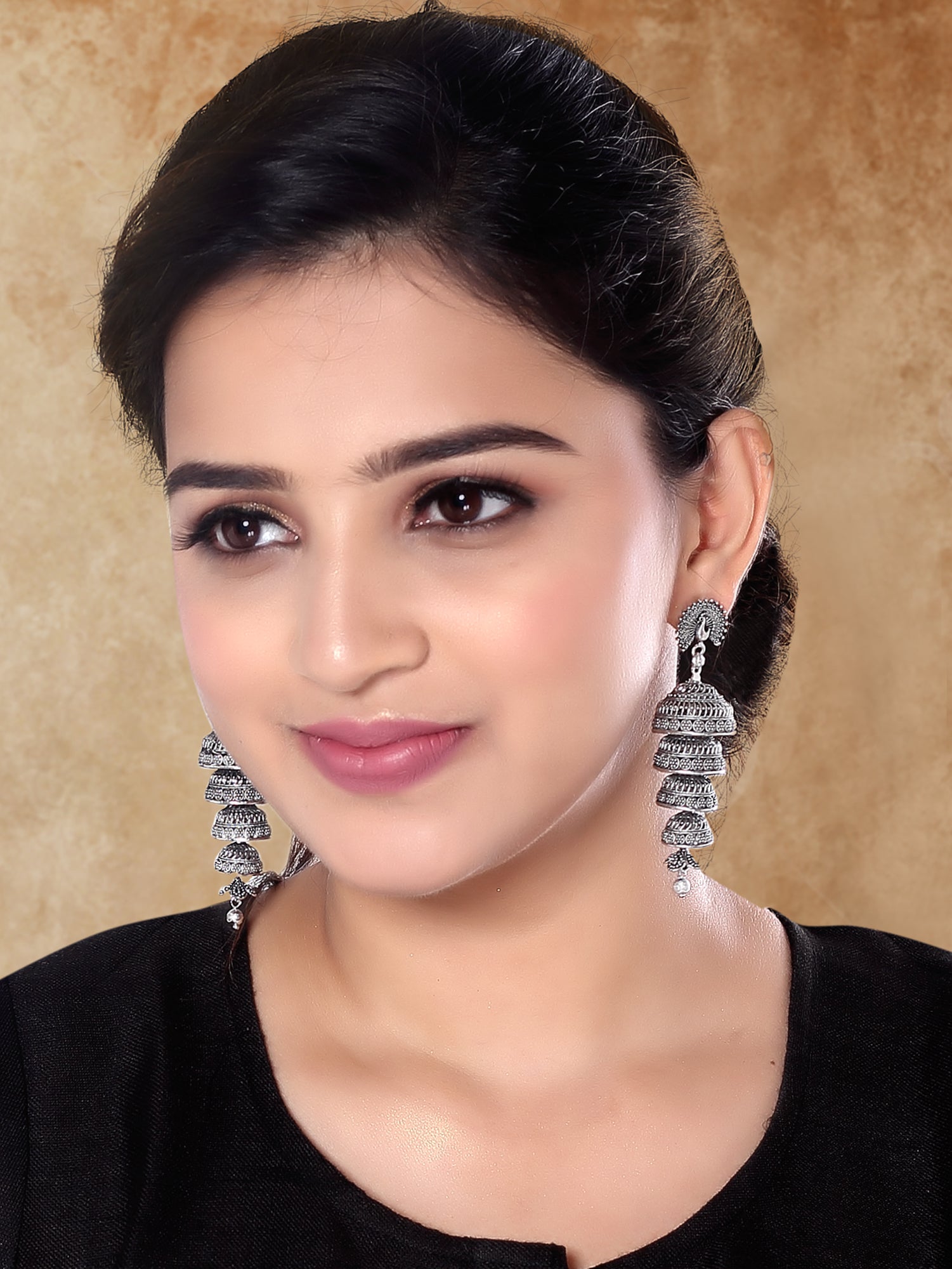 Rasvika Oxidised Earrings