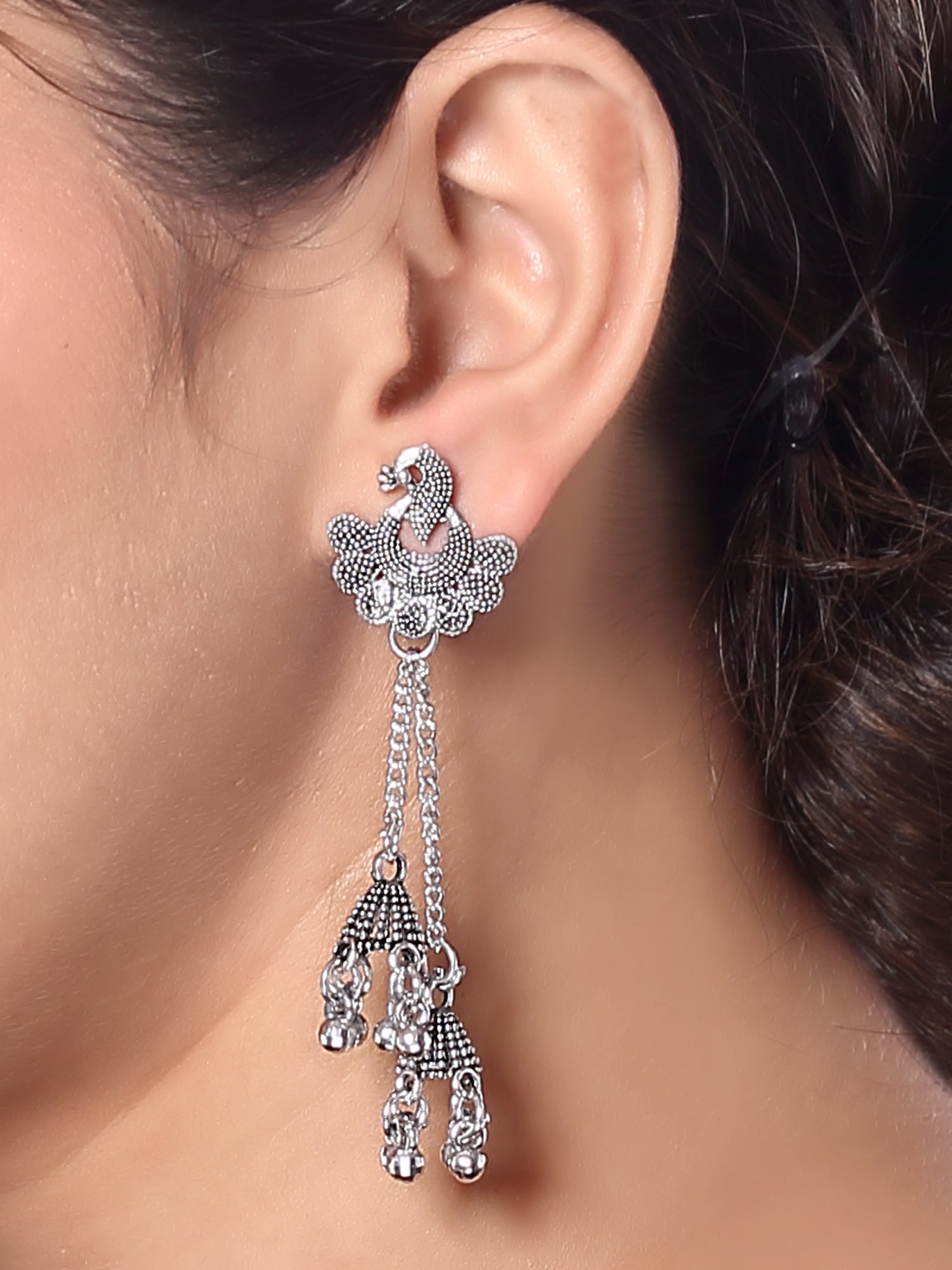 Nirvani Oxidised Earrings