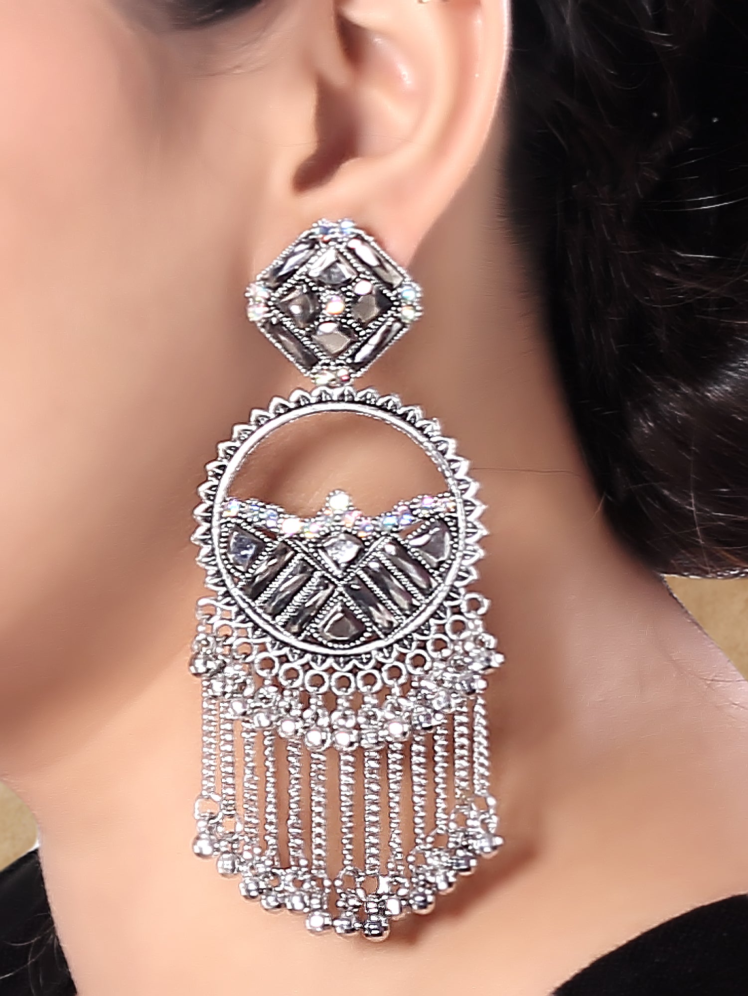 Sharini Oxidised Earrings