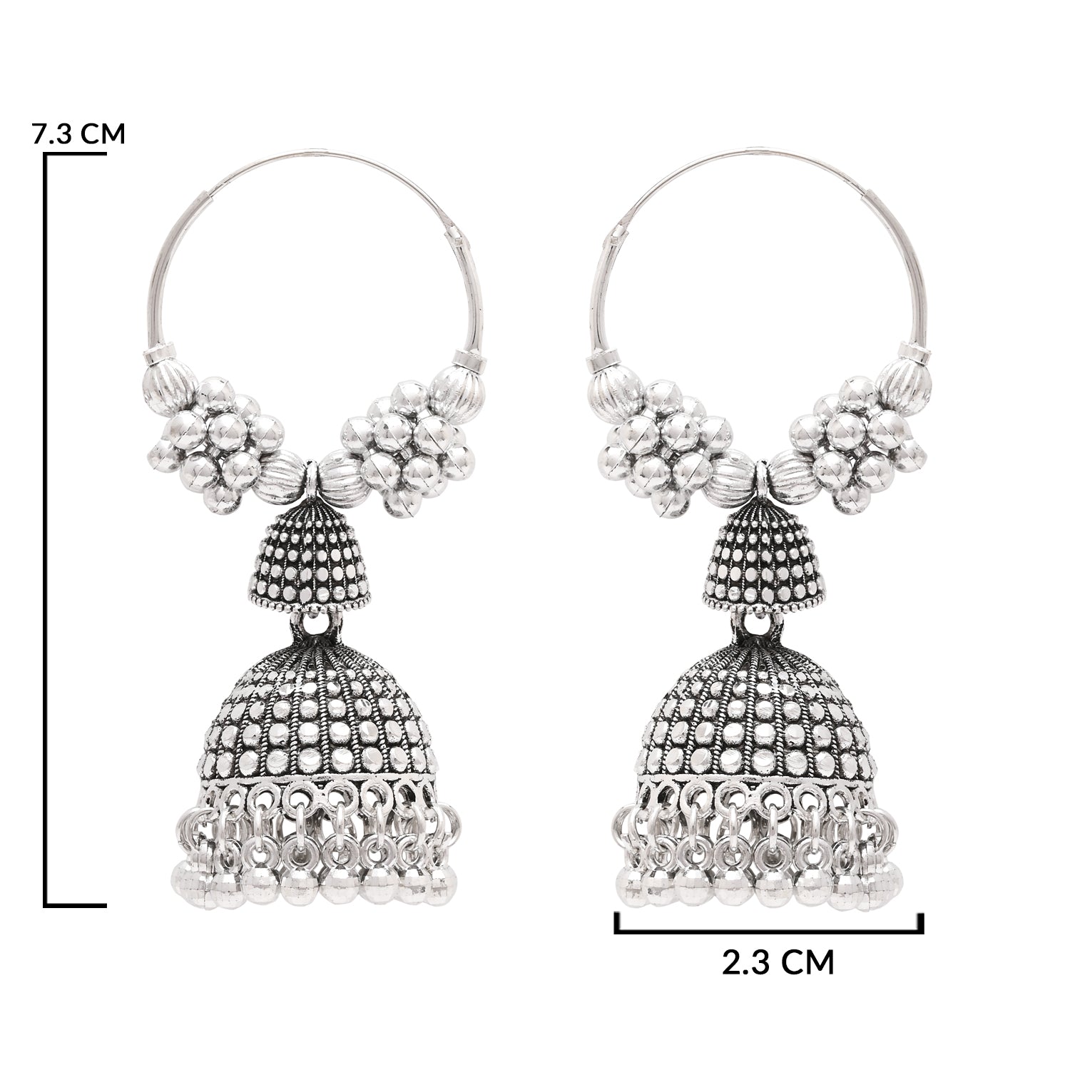 Chitrita Oxidised Earrings