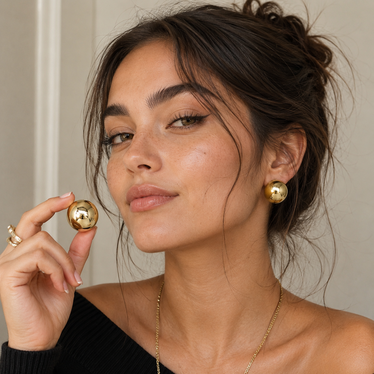 Evelyn Golden Earrings