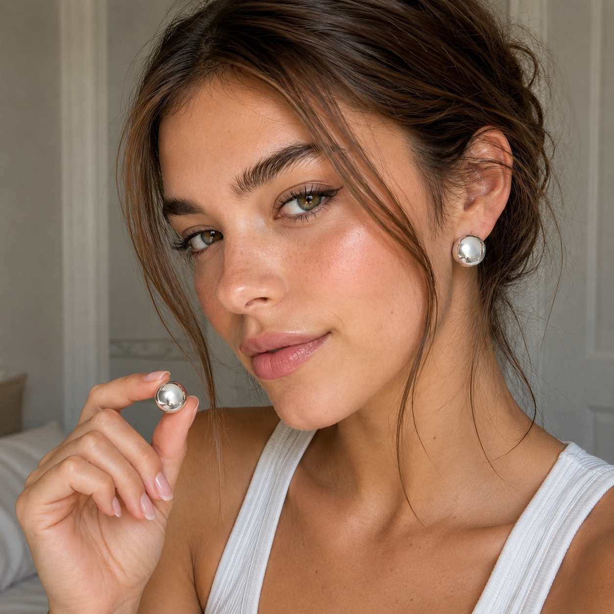 Evelyn Silver Earrings