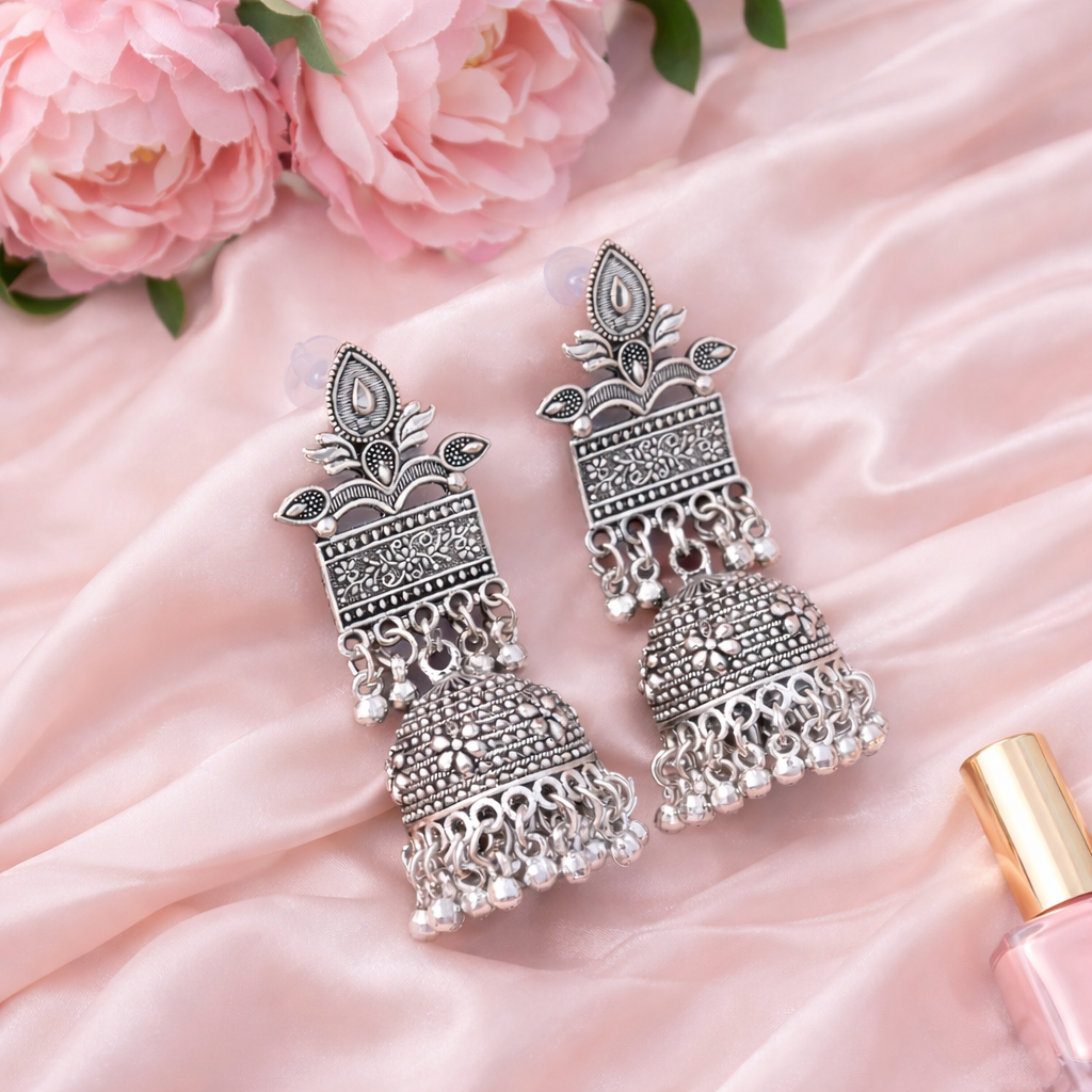 Viyona Oxidised Earrings