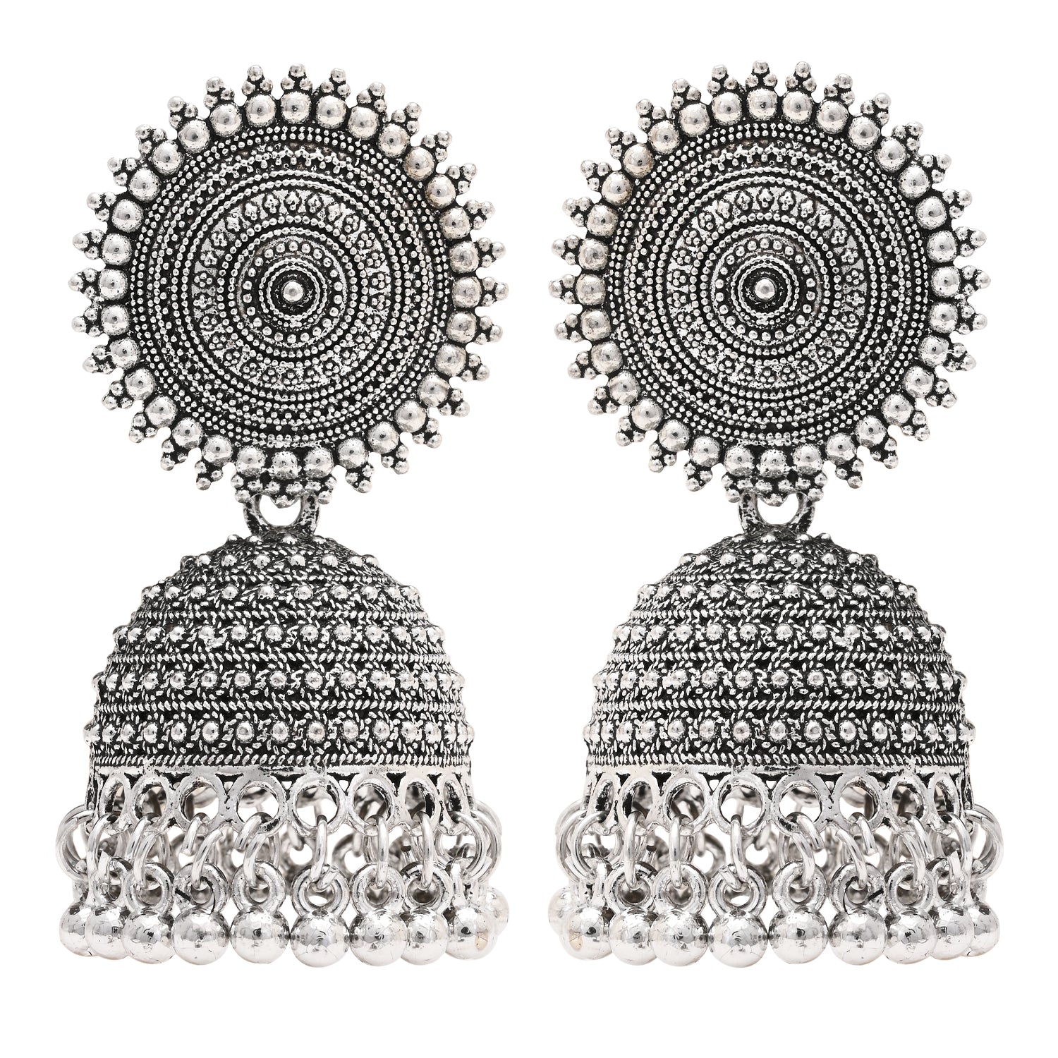 Eshna Oxidised Earrings