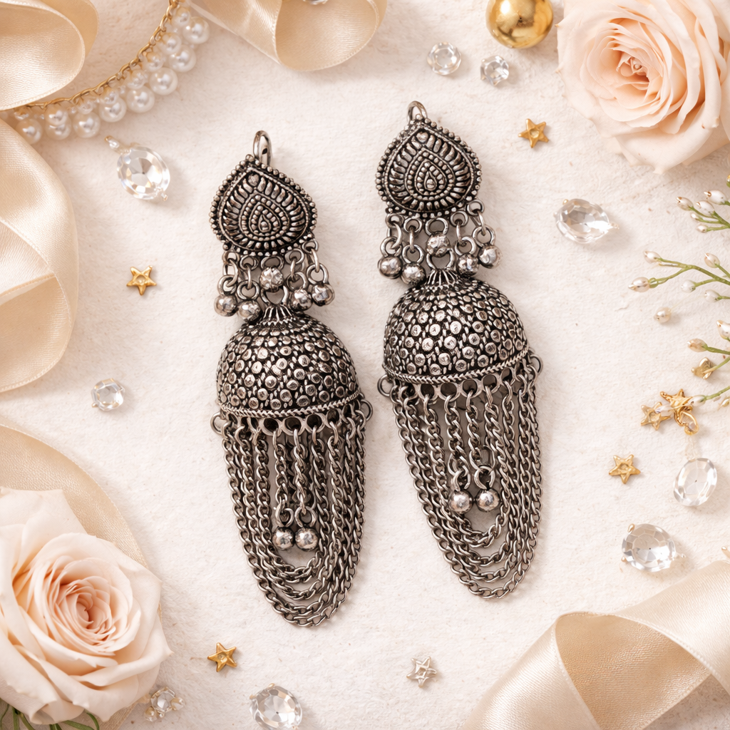 Kairavi Oxidised Earrings