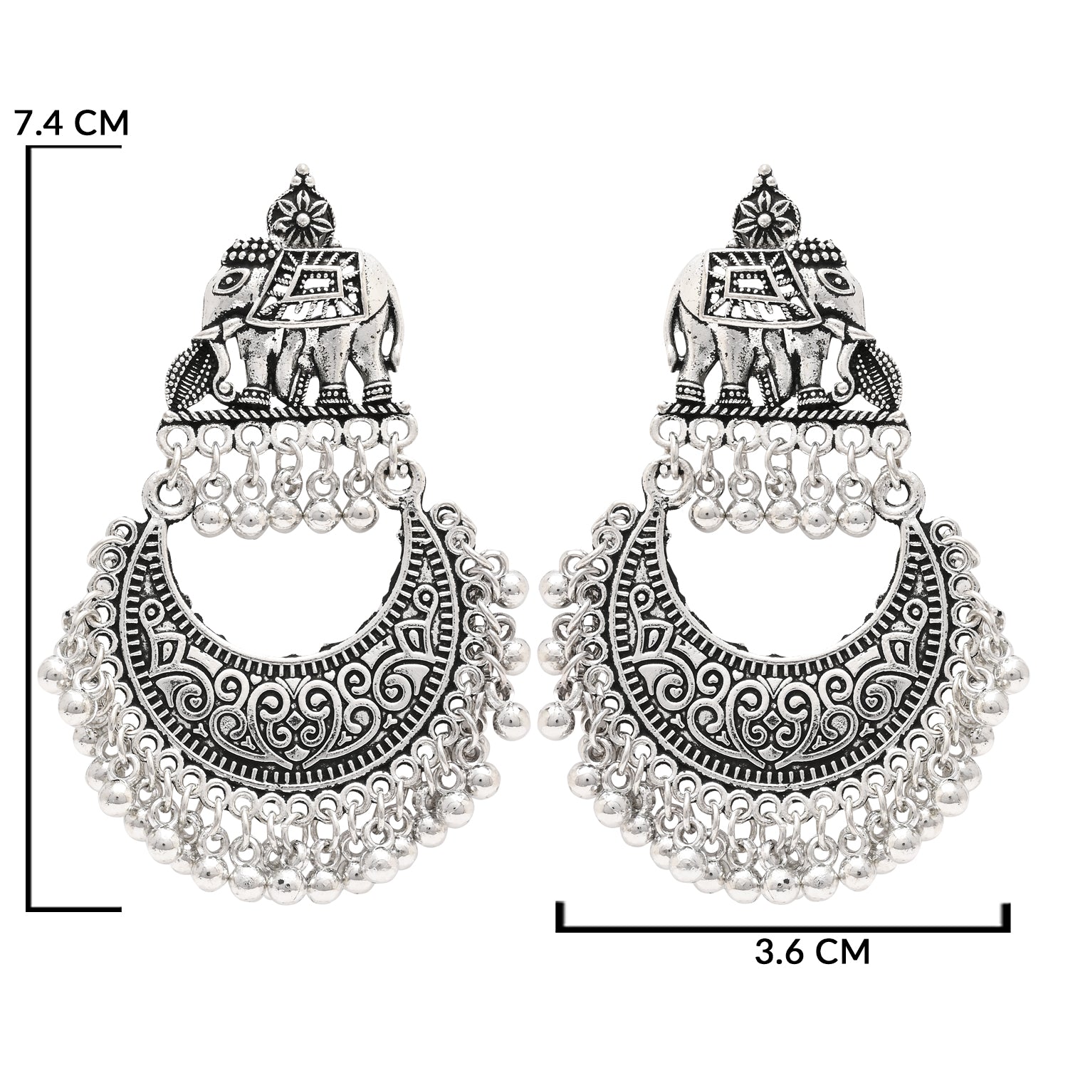 Parina Oxidised Earrings