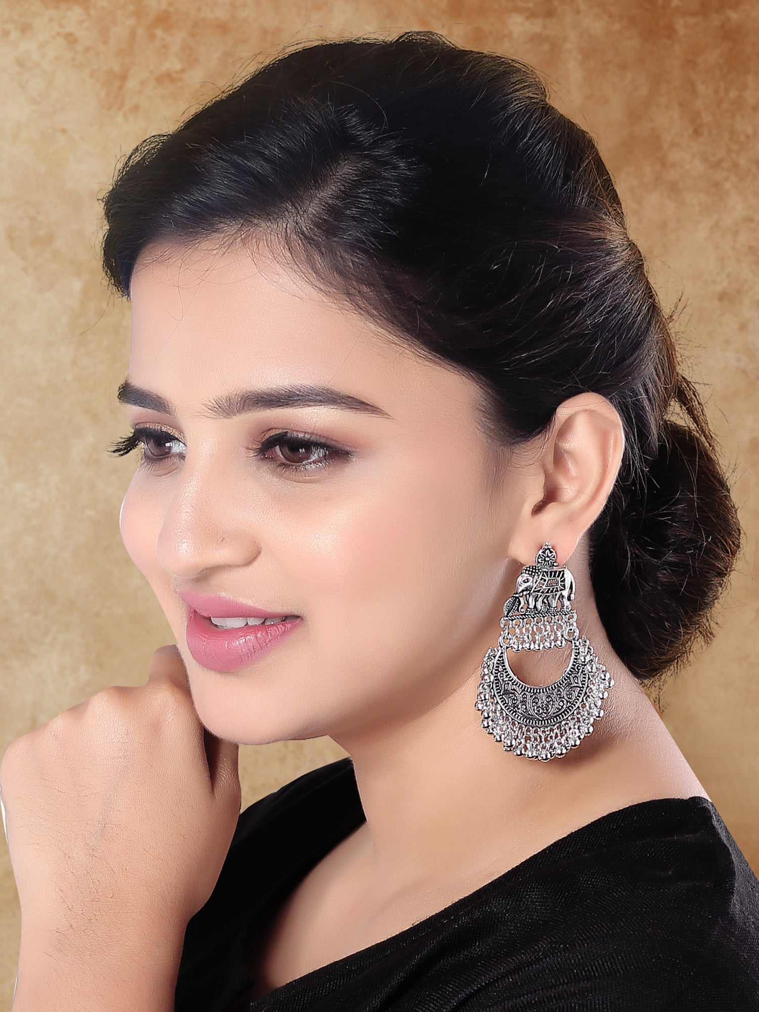 Parina Oxidised Earrings